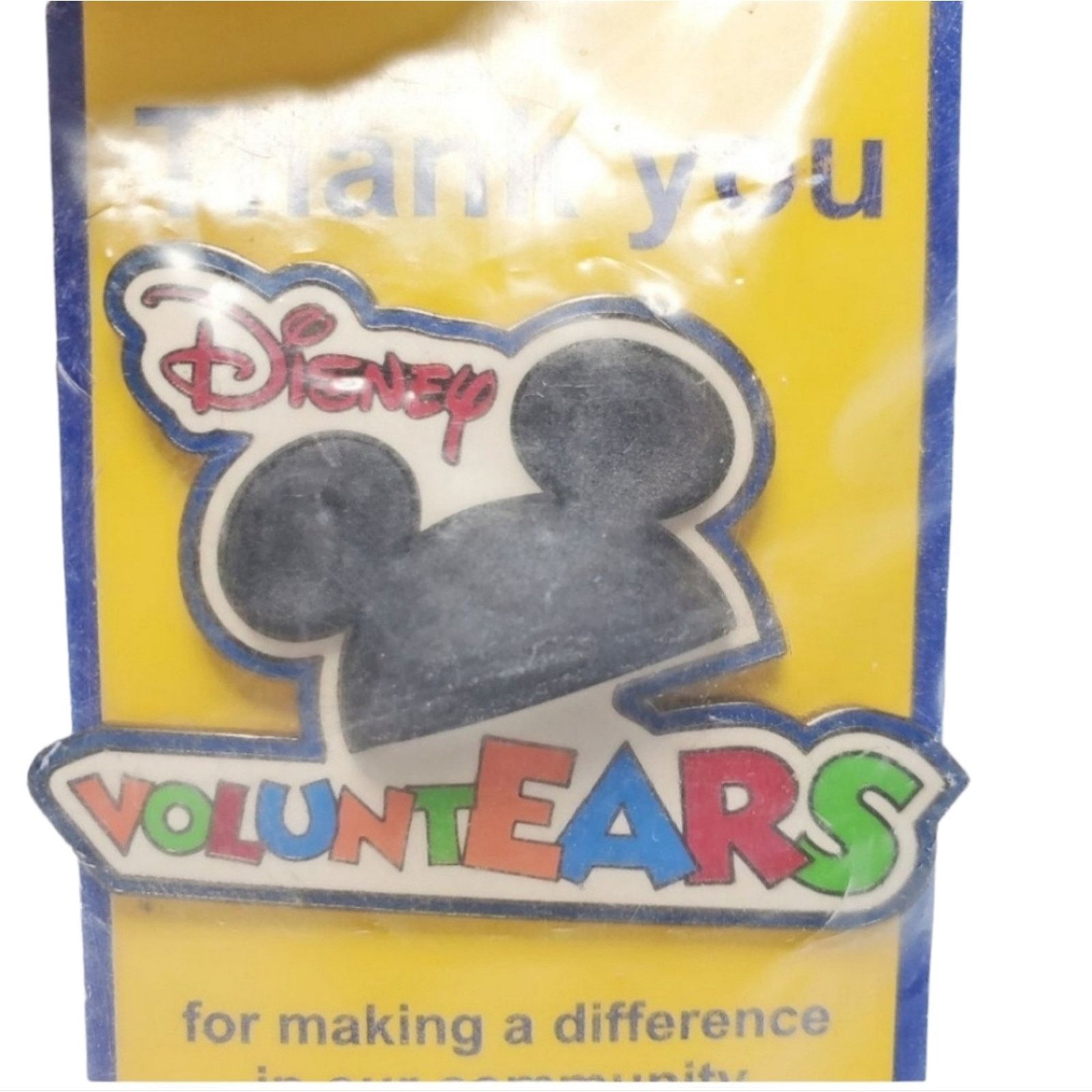 Disney Disney VoluntEARS 3-D Rubber Enamel Pin NIP Size ONE SIZE - 1 Thumbnail