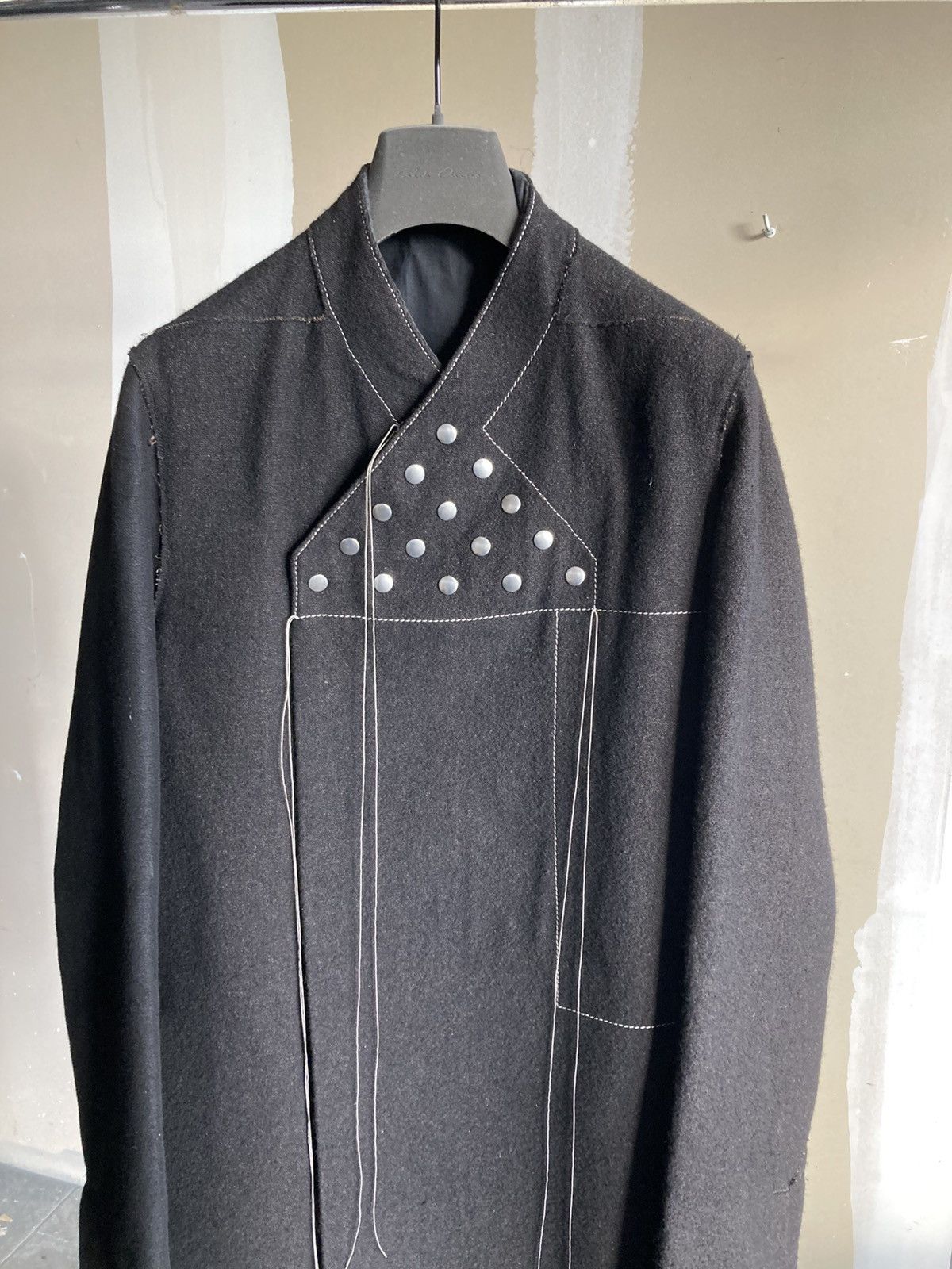 Rick Owens BRAND NEW / Rick Owens Wool Felt Coat Size US M / EU 48-50 / 2 - 3 Thumbnail