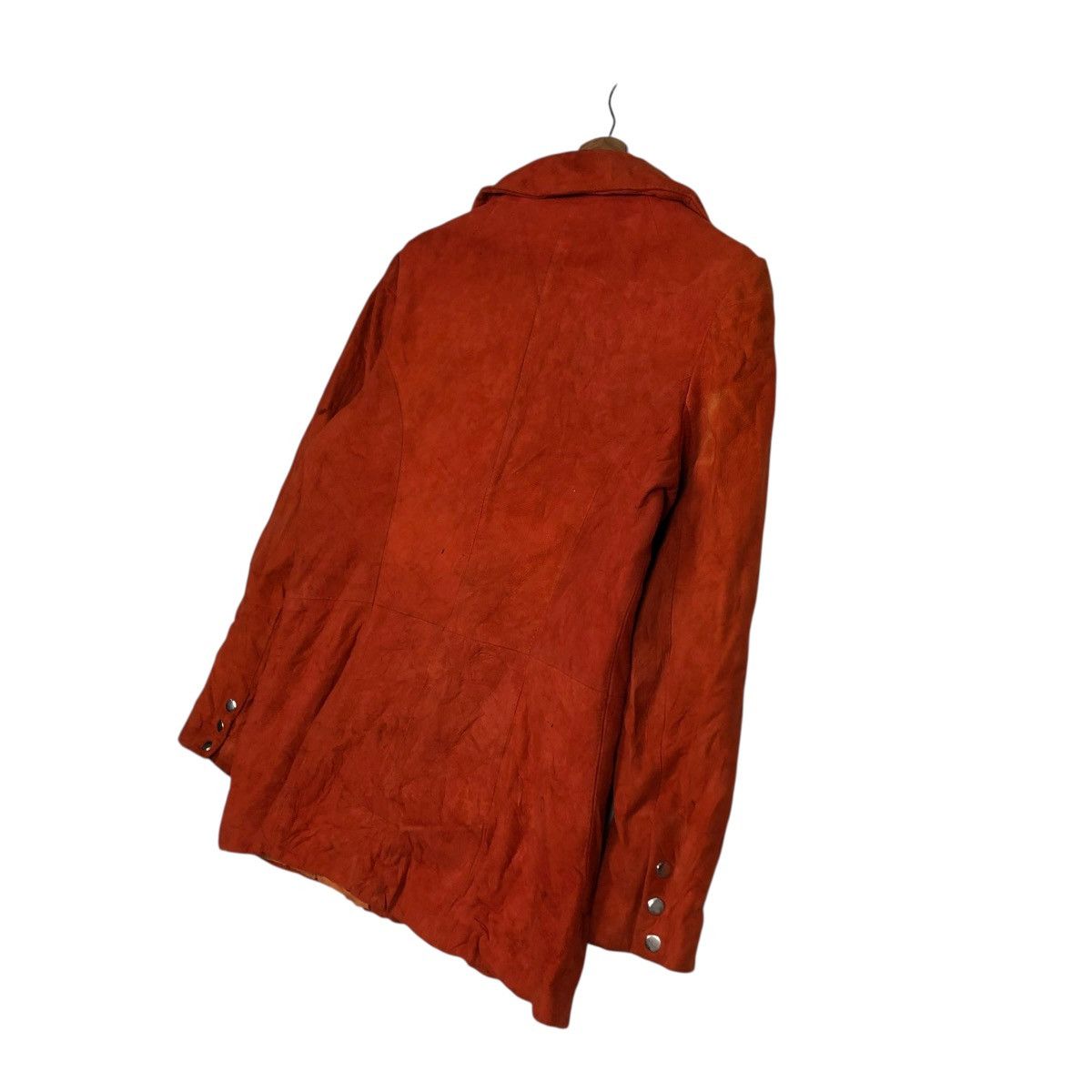 Vintage 🔥VINTAGE CHORE WORK LEATHER JACKET GINATERESA ISSEY MIYAKE Size US M / EU 48-50 / 2 - 12 Thumbnail