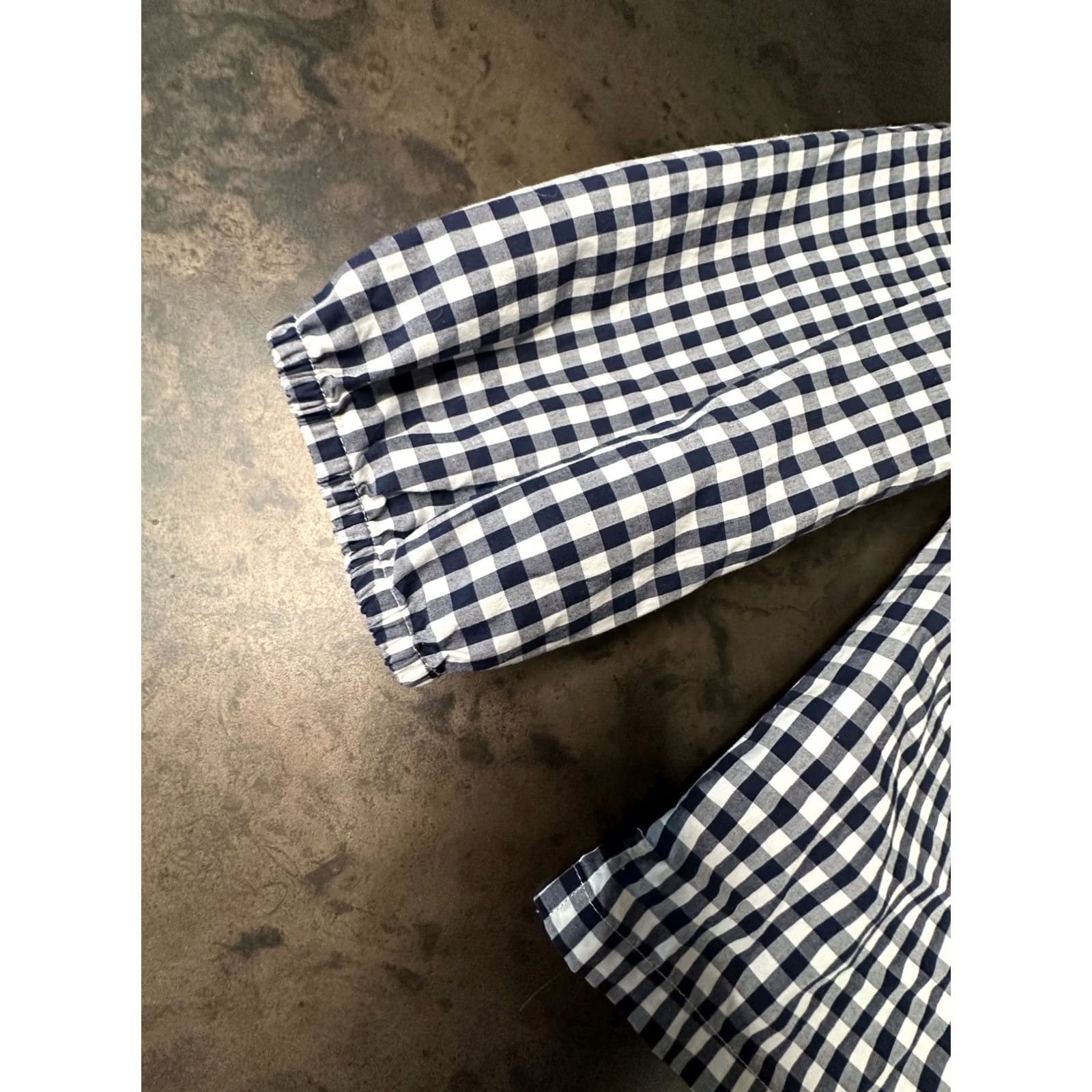 J.Crew J.CREW Blouse Womens 4 Blue Gingham One Shoulder Ruffle LS Size S / US 4 / IT 40 - 3 Thumbnail
