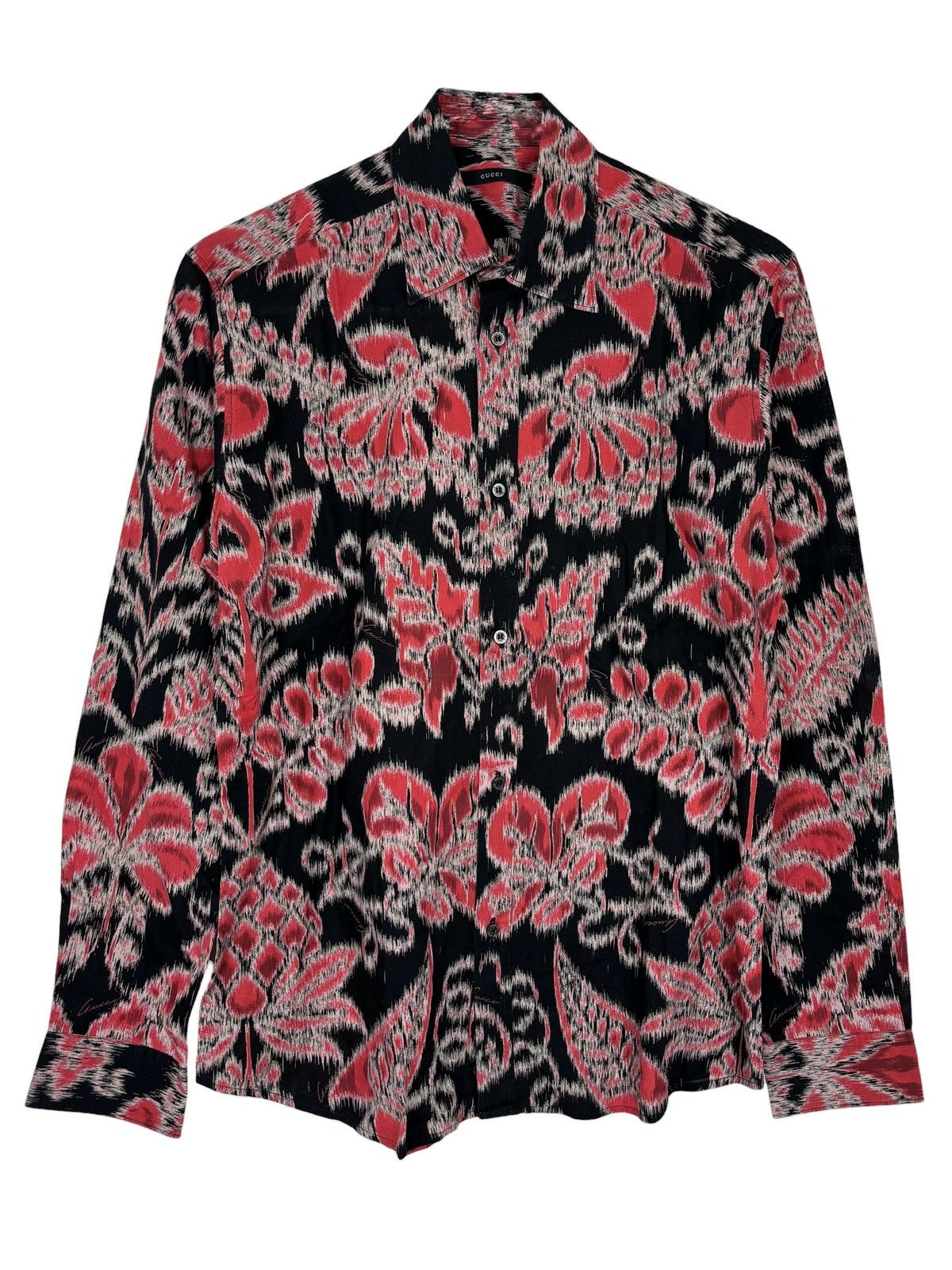 Gucci S/S 2000 Floral Print Shirt (SS00, Archive, Tom Ford) Size US M / EU 48-50 / 2 - 1 Thumbnail