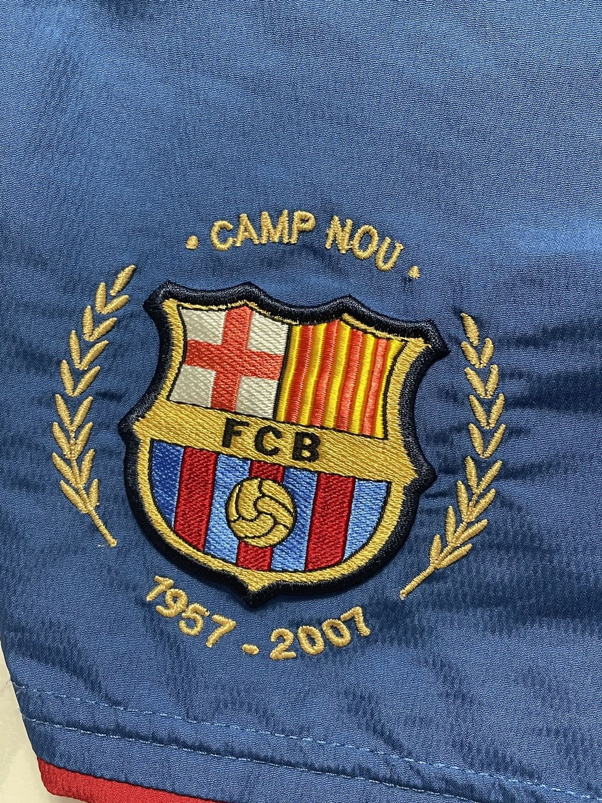 Nike Vintage Nike Barcelona Shorts 1957-2007 Camp Nou Blockcore Size US 39 - 5 Thumbnail