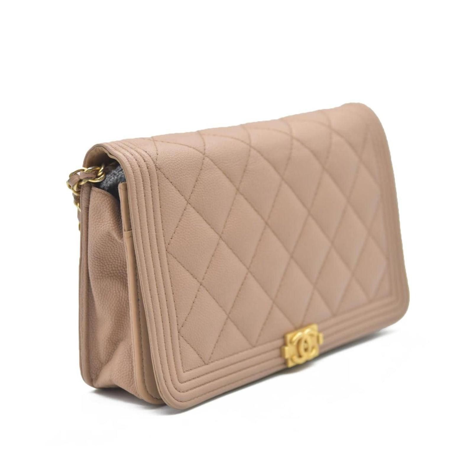Chanel $3575 Chanel Caviar Quilted Boy Wallet On Chain WOC Dark Size ONE SIZE - 8 Thumbnail