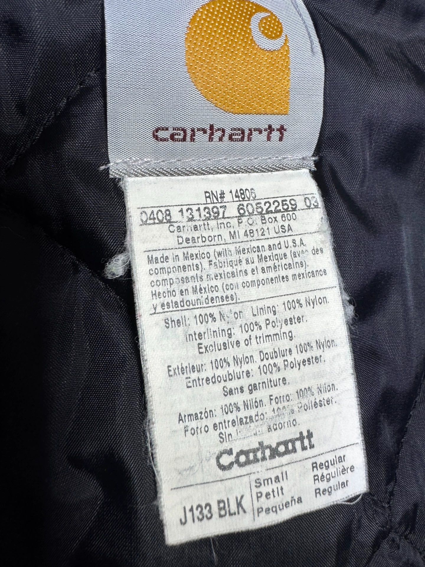 Carhartt Vintage Carhartt J133 Black S Polar Jacket Size US S / EU 44-46 / 1 - 9 Thumbnail