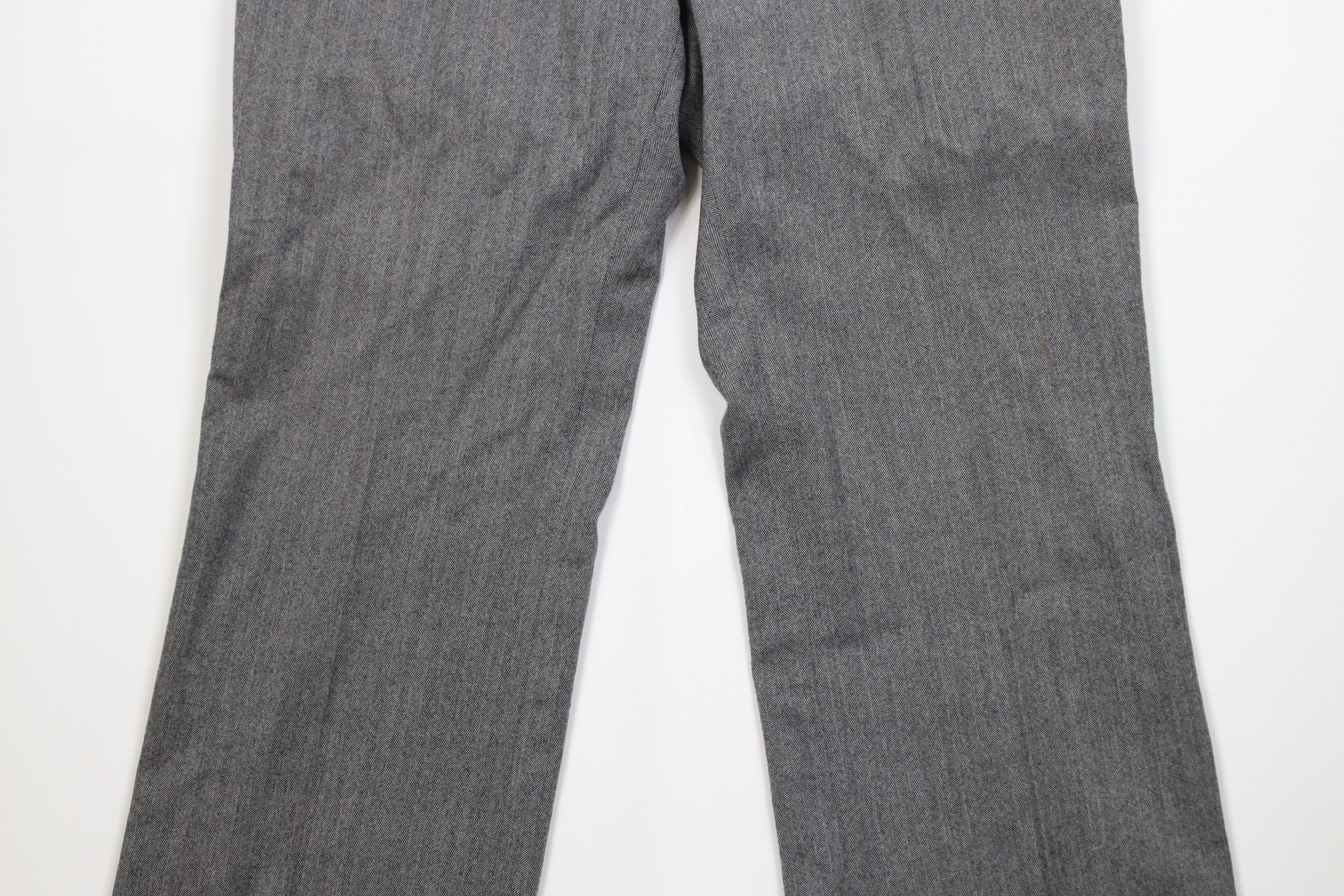 Vintage Vintage 60s 70s Streetwear Wool Wide Leg Chino Pants USA Size US 36 / EU 52 - 3 Thumbnail