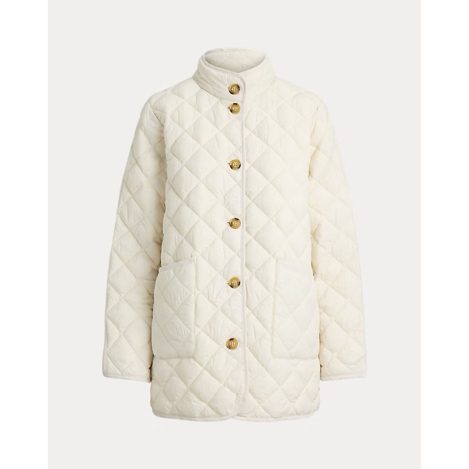 Lauren Ralph Lauren NWT Ralph Lauren Polo Women Diamond-Quilted Mockneck Jacket Size L / US 10 / IT 46 - 9 Thumbnail
