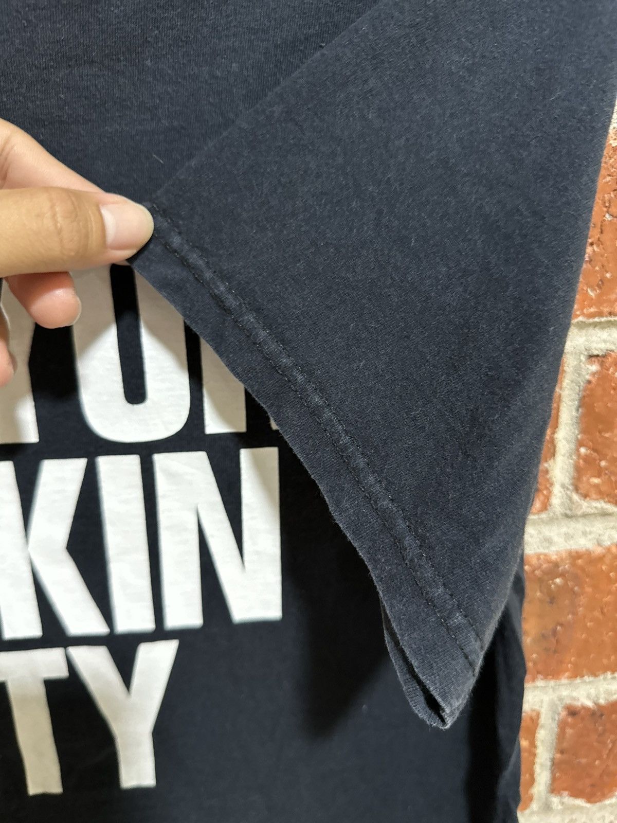 Fruit Of The Loom Vintage New York Fucking City Faded Tee Size US S / EU 44-46 / 1 - 3 Thumbnail