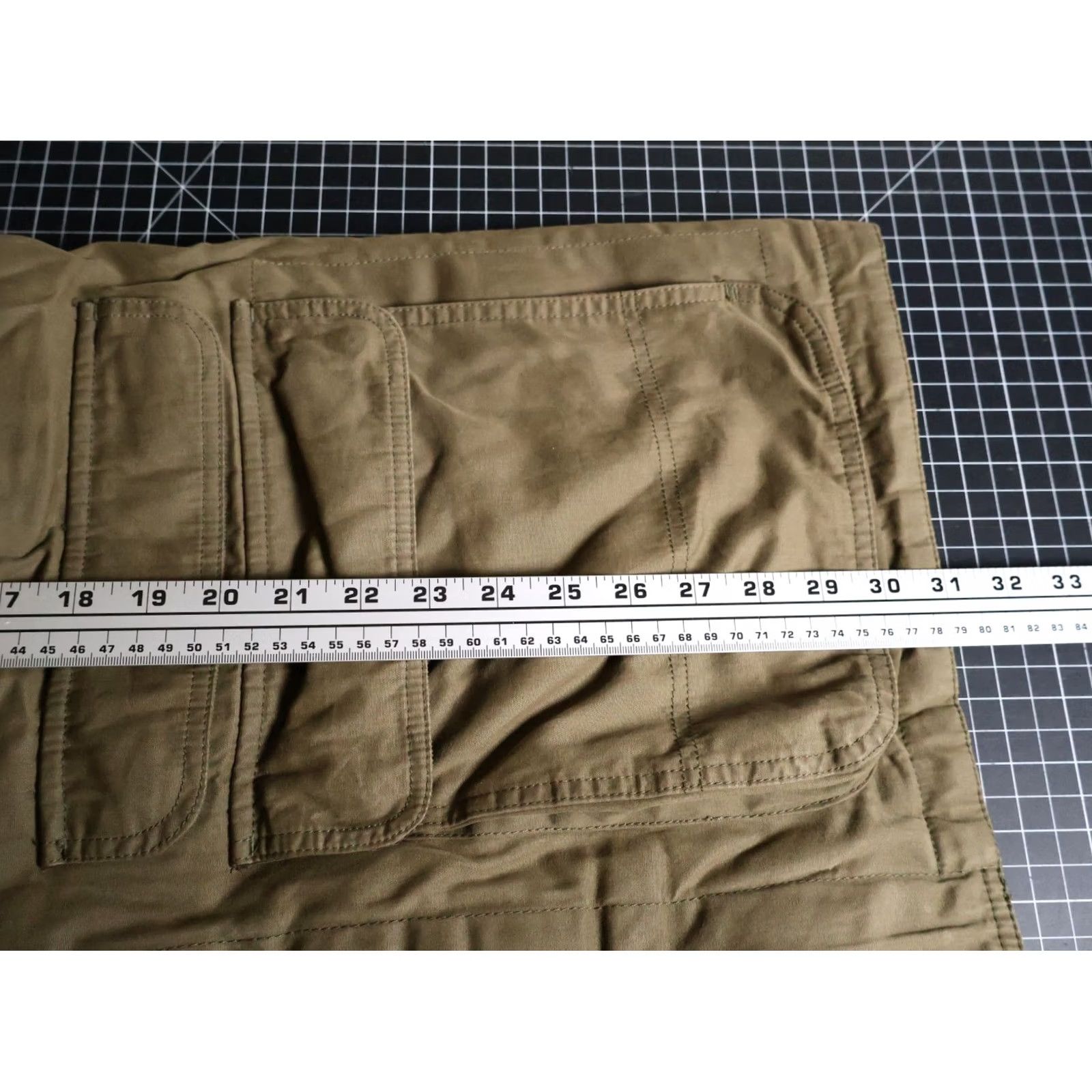 Eddie Bauer Eddie Bauer Barn Jacket Men XL Green Full Zip Corduroy Trim Lining Quilted Nylon Pockets Side Zip Front Button Overlay military jacket style Size US XL / EU 56 / 4 - 7 Thumbnail