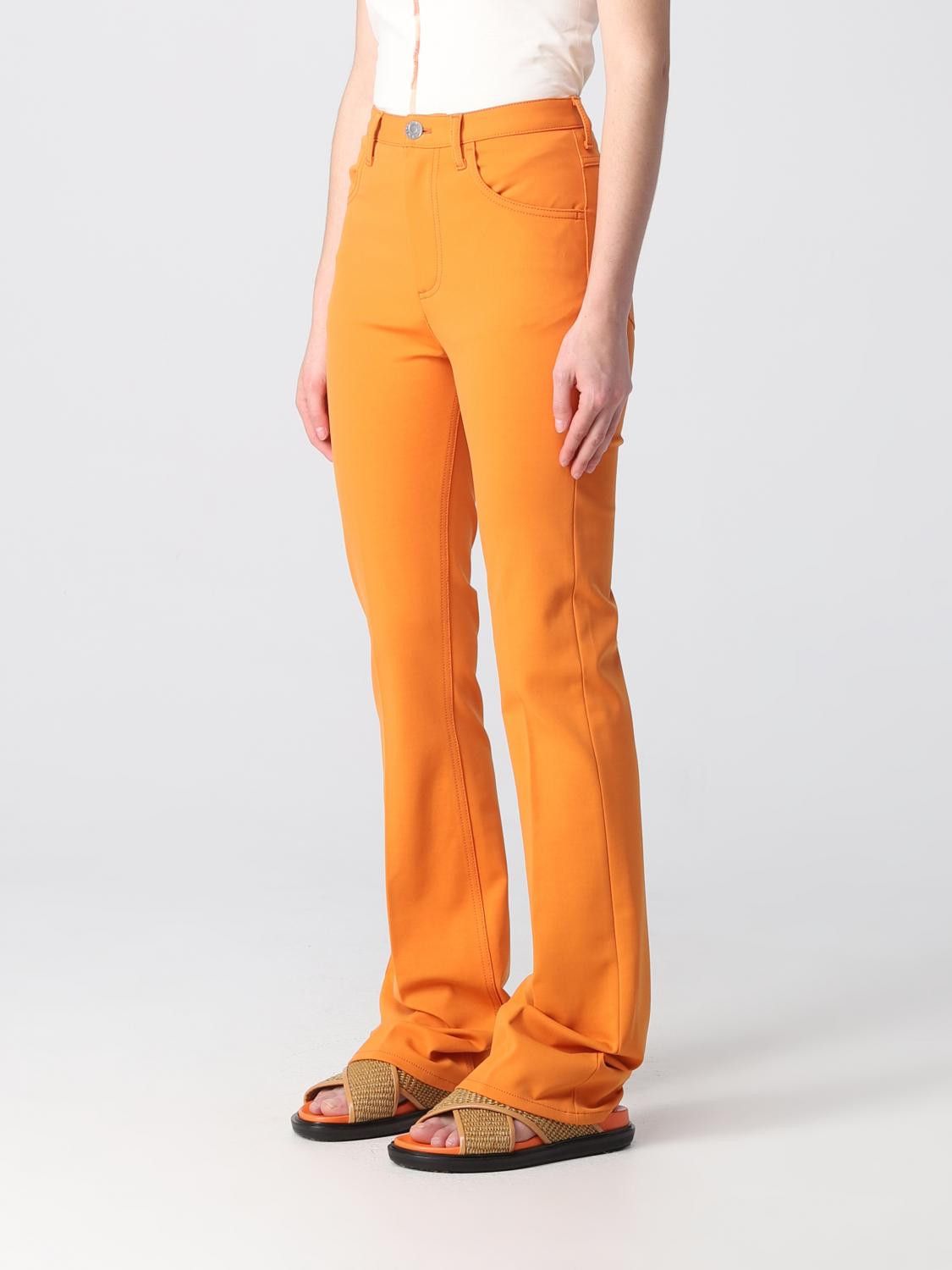 Marni o1y1125 Casual Pant in Orange Size 26" / US 2 / IT 38 - 4 Thumbnail