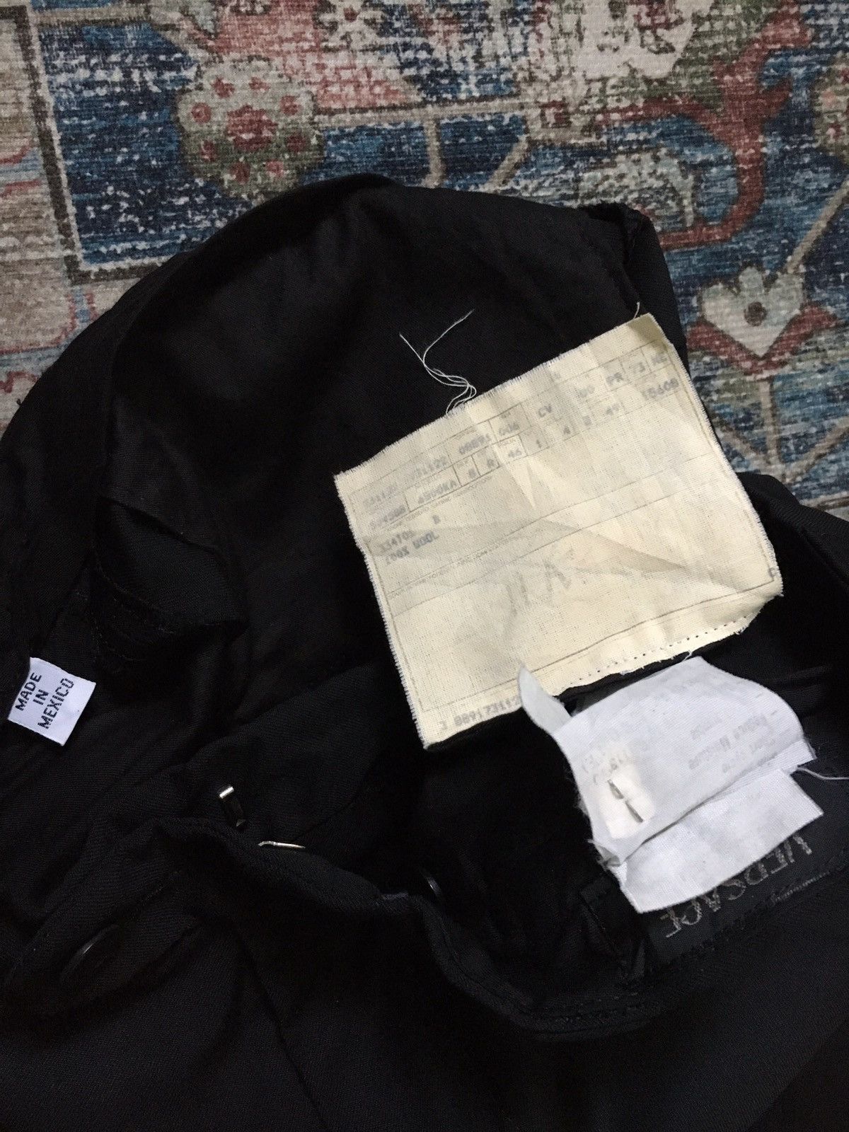 Versace Versace Classic Black Trouser Size US 29 - 4 Thumbnail