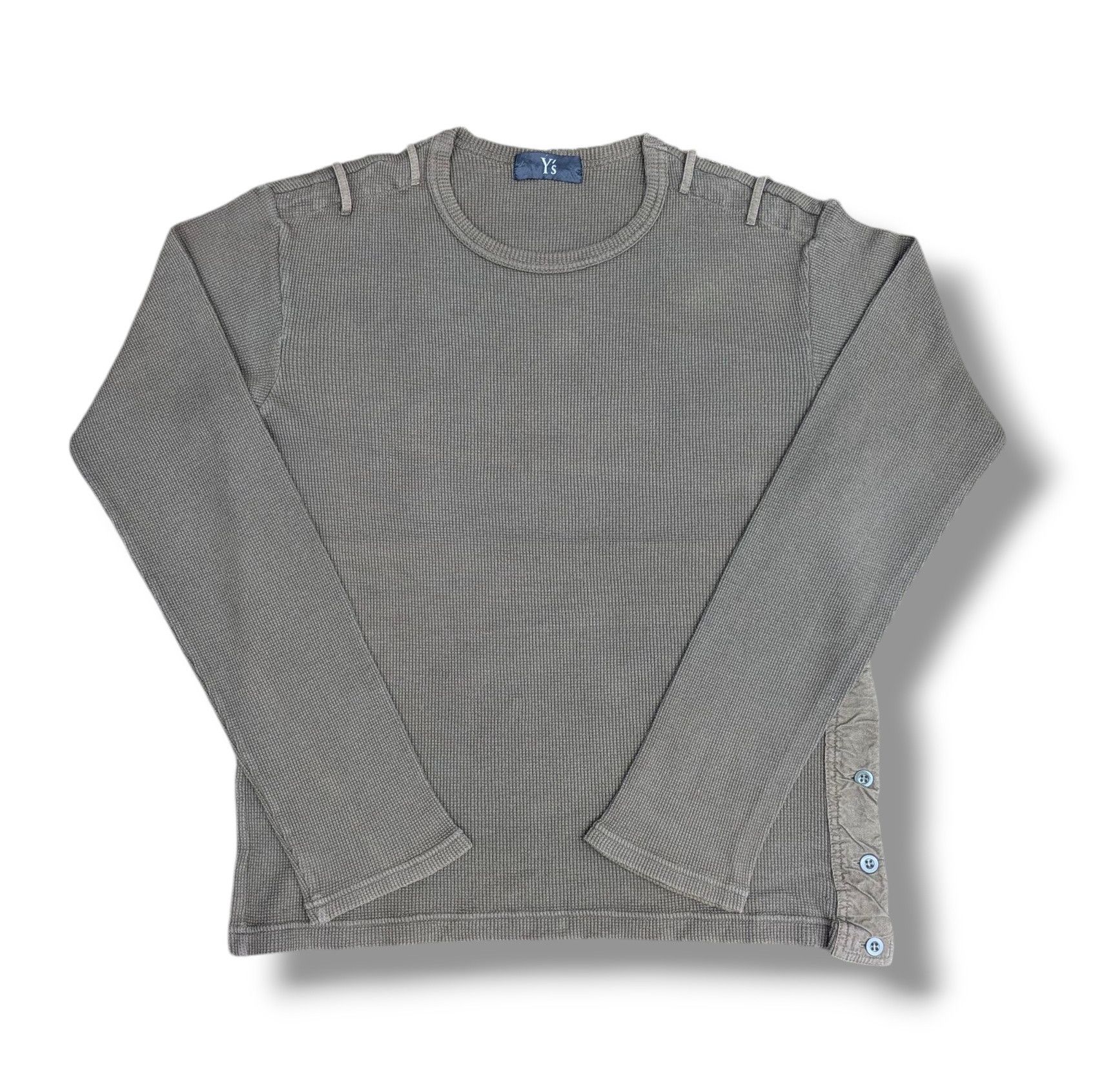 Yohji Yamamoto Yohji Yamamoto sweater vintage 90 s waffle long sleeve Size US M / EU 48-50 / 2 - 1 Thumbnail
