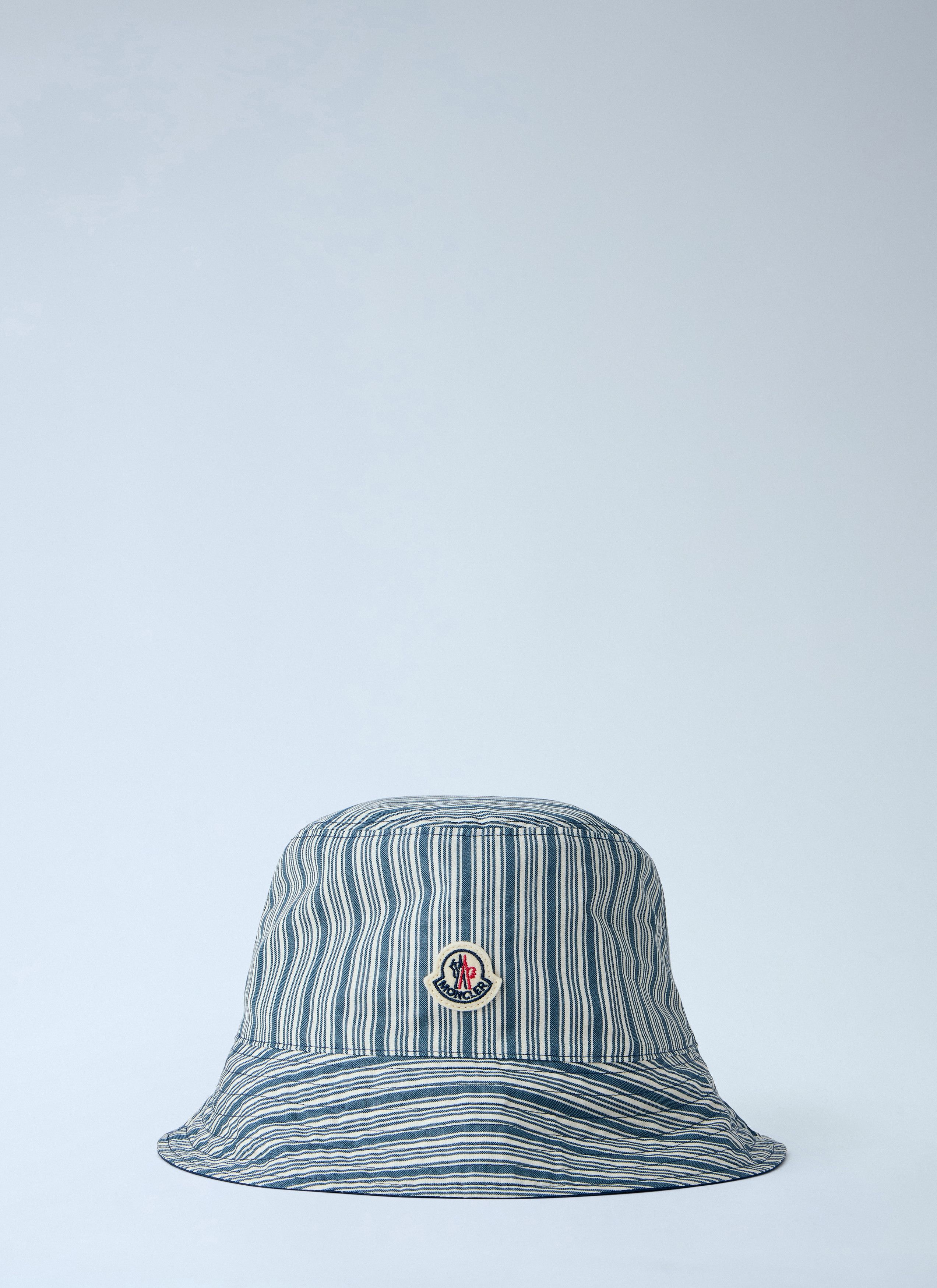 Moncler Striped Bucket Hat Size ONE SIZE - 1 Thumbnail