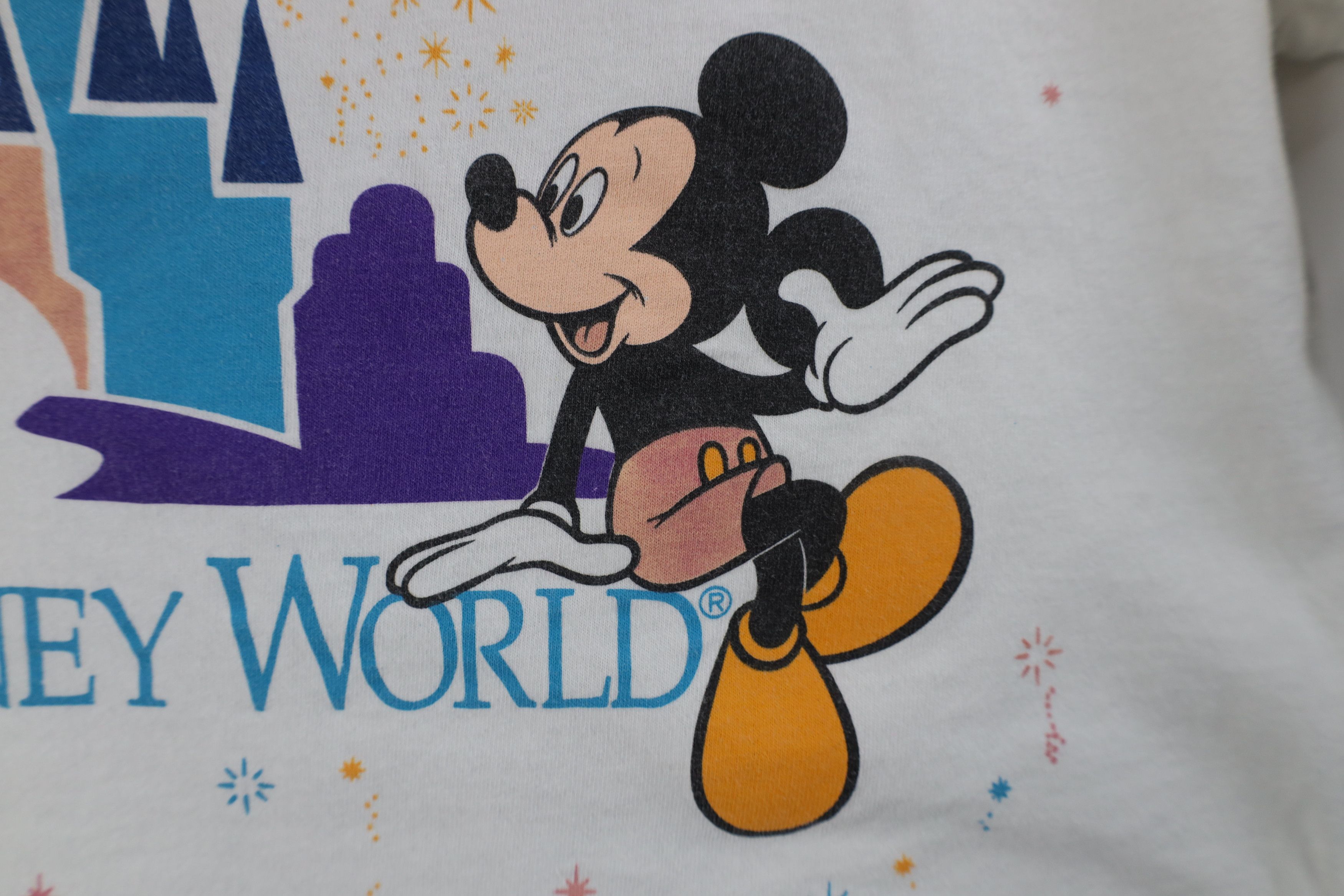 Disney × Vintage Vintage 90s Disney Disney World Mickey Mouse T-Shirt USA Size US XL / EU 56 / 4 - 5 Thumbnail