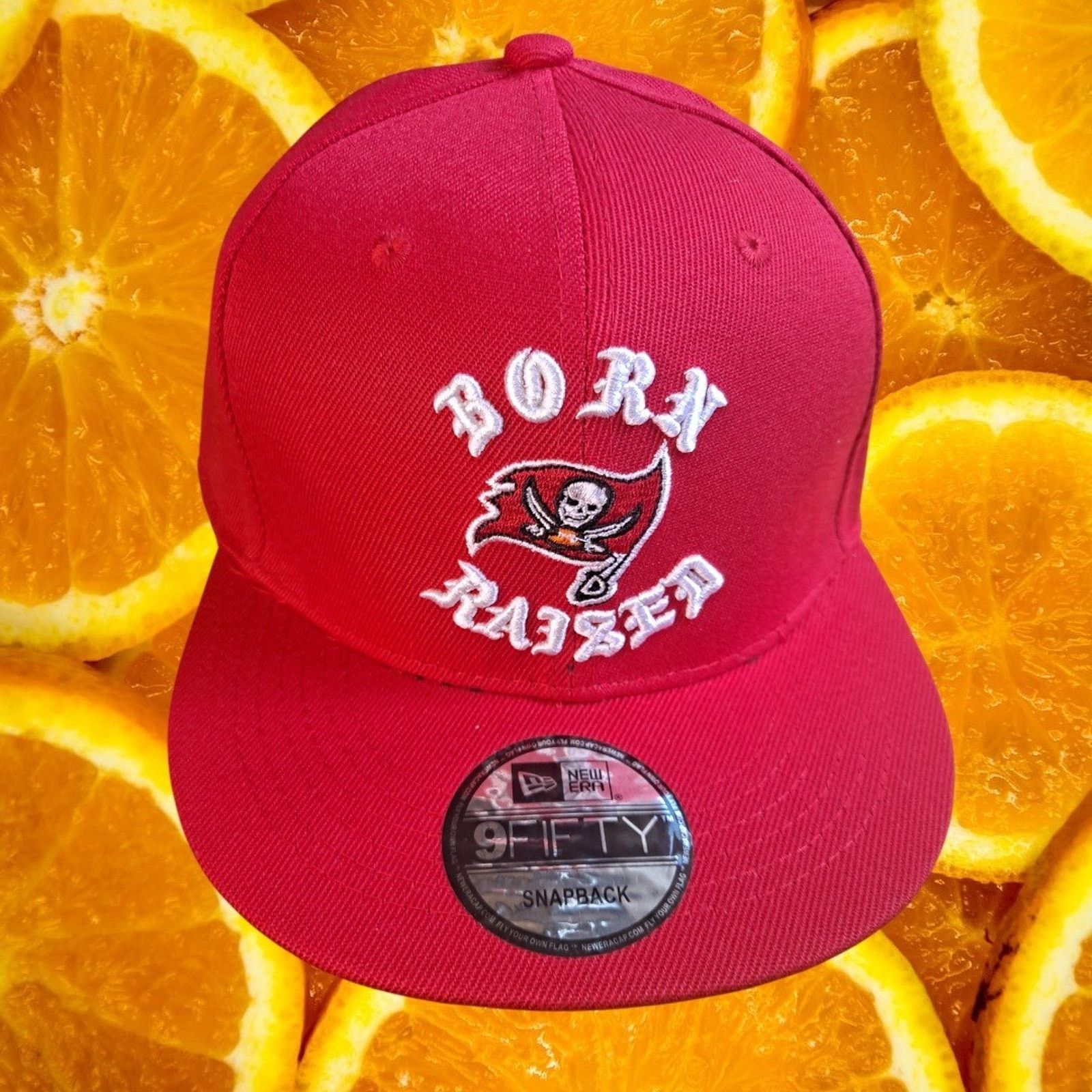 New Era New Era NFL Tampa Bay Buccaneers Born Raised Snapback Hat Size ONE SIZE - 1 Thumbnail
