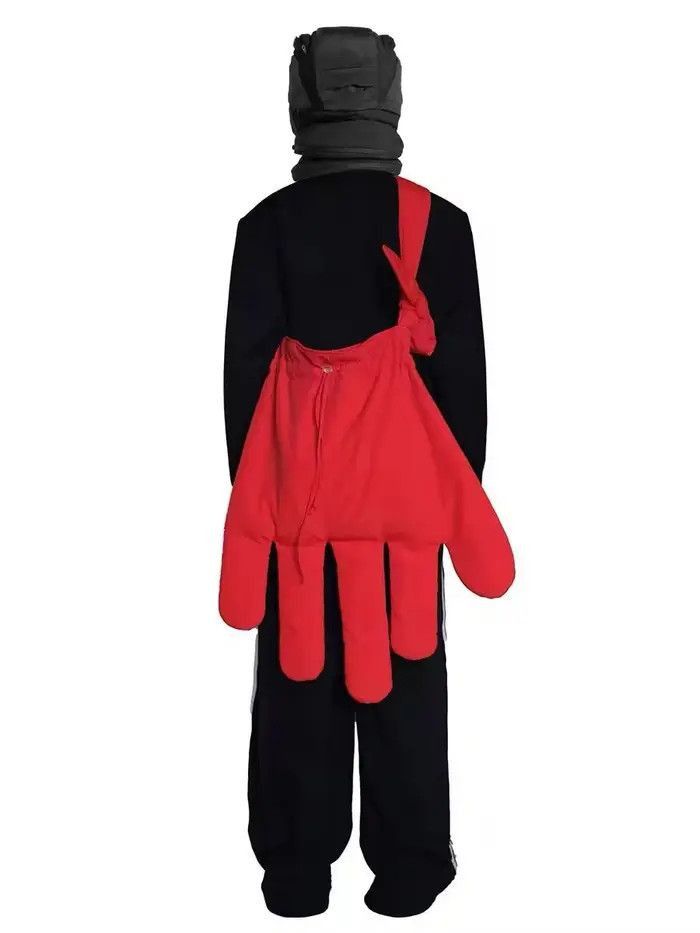 Korean Nylon Crossbody Shoulder Bag in Red, Women's