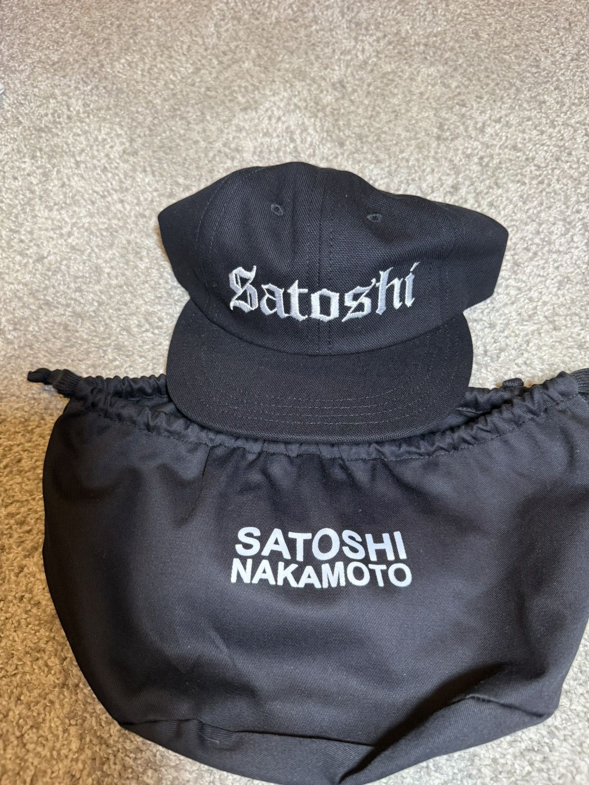 Satoshi Nakamoto Satoshi Nakamoto OG Cap Black Brand New Size ONE SIZE - 2 Thumbnail