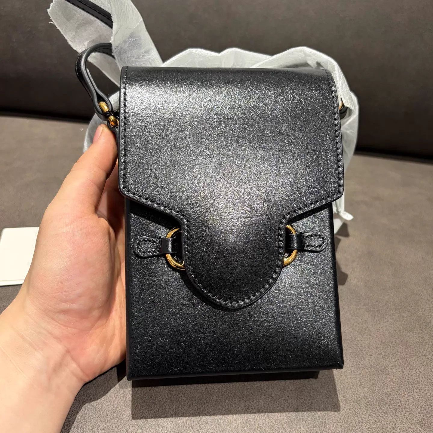 Gucci GUCCI Horsebit 1955 Phone Pouch New Full Set Size ONE SIZE - 2 Thumbnail