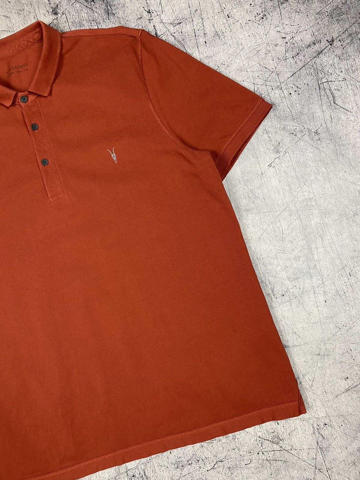 Allsaints Allsaints Designer Luxury Polo Shirt Size US XXL / EU 58 / 5 - 3 Thumbnail