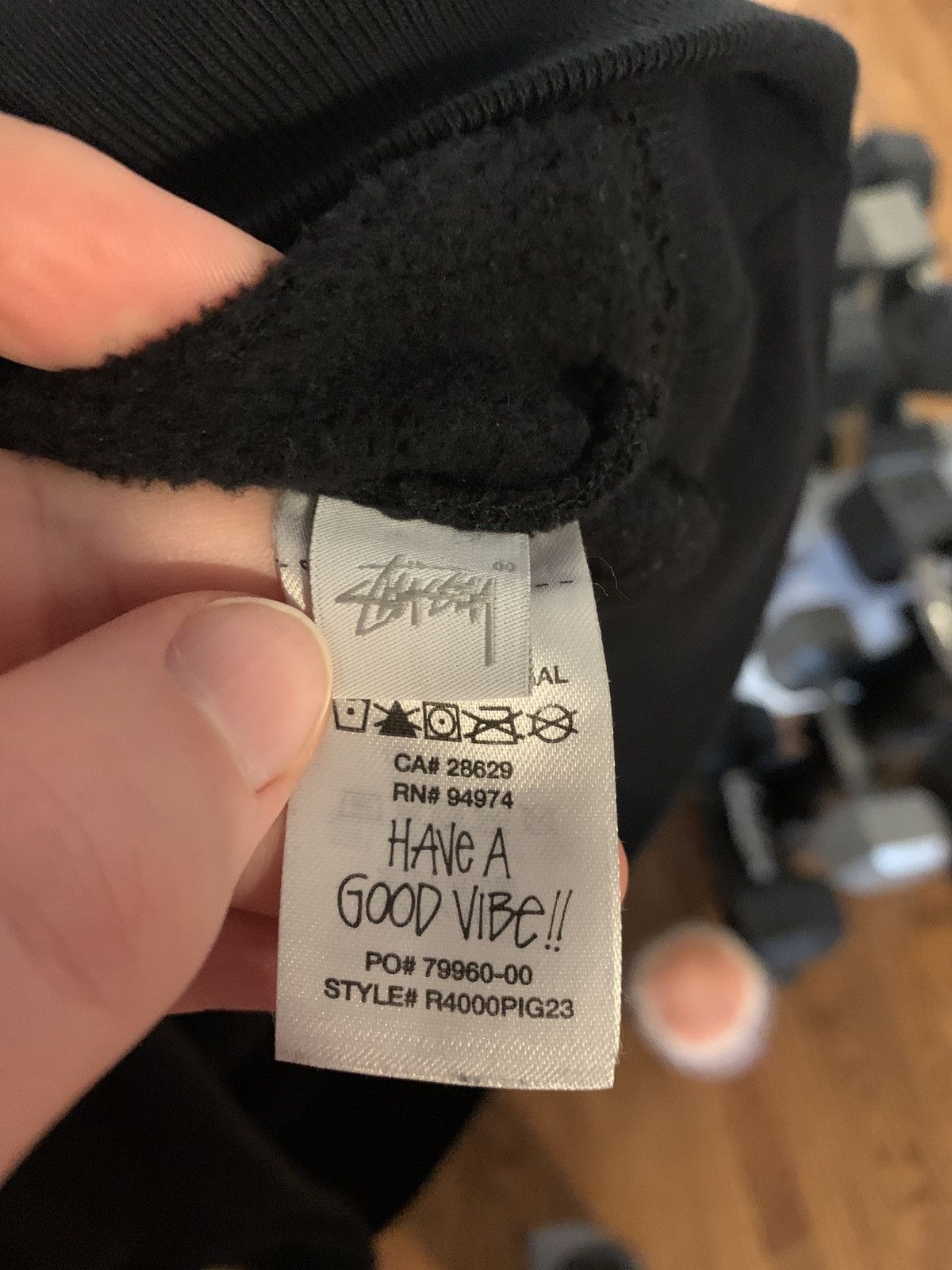 Stussy Rare Black Stüssy hoodie “International Laguna California” Size US L / EU 52-54 / 3 - 5 Thumbnail