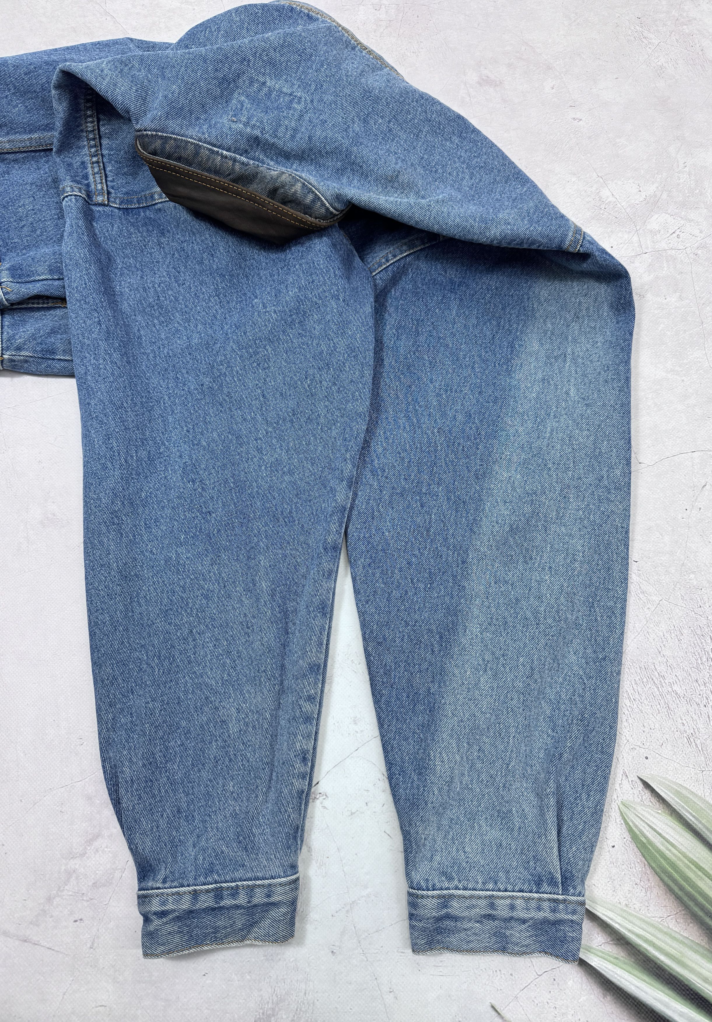 Marlboro × Vintage Vintage Marlboro Denim Jacket & Leather Collar Size US XL / EU 56 / 4 - 15 Thumbnail