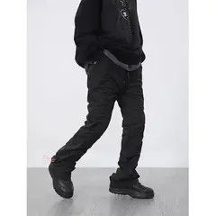 Jean Black Pleated Pants Sweatpants Size US 32 / EU 48 - 4 Thumbnail