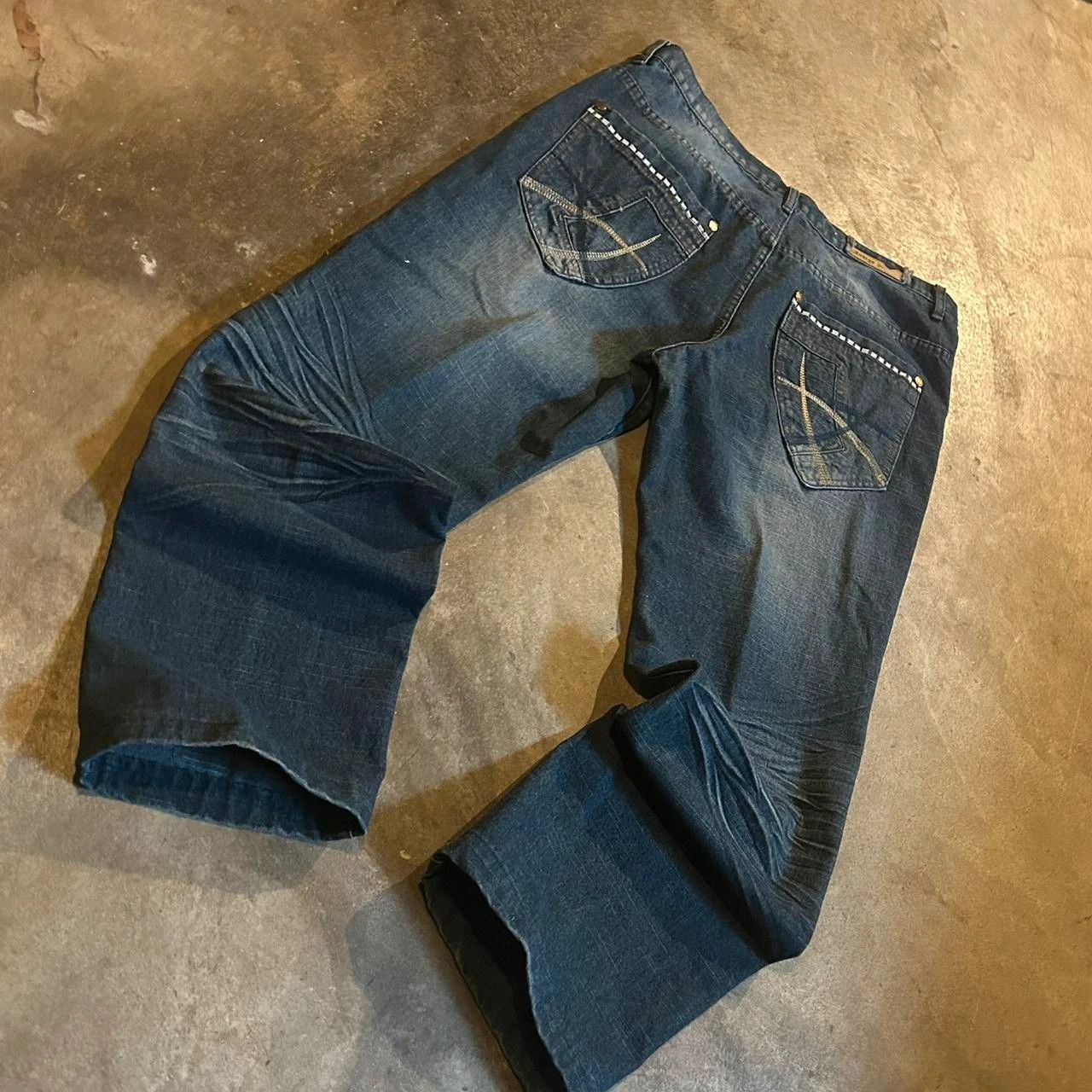 Indigo Vintage indigo faded jeans Size US 38 / EU 54 - 1 Thumbnail