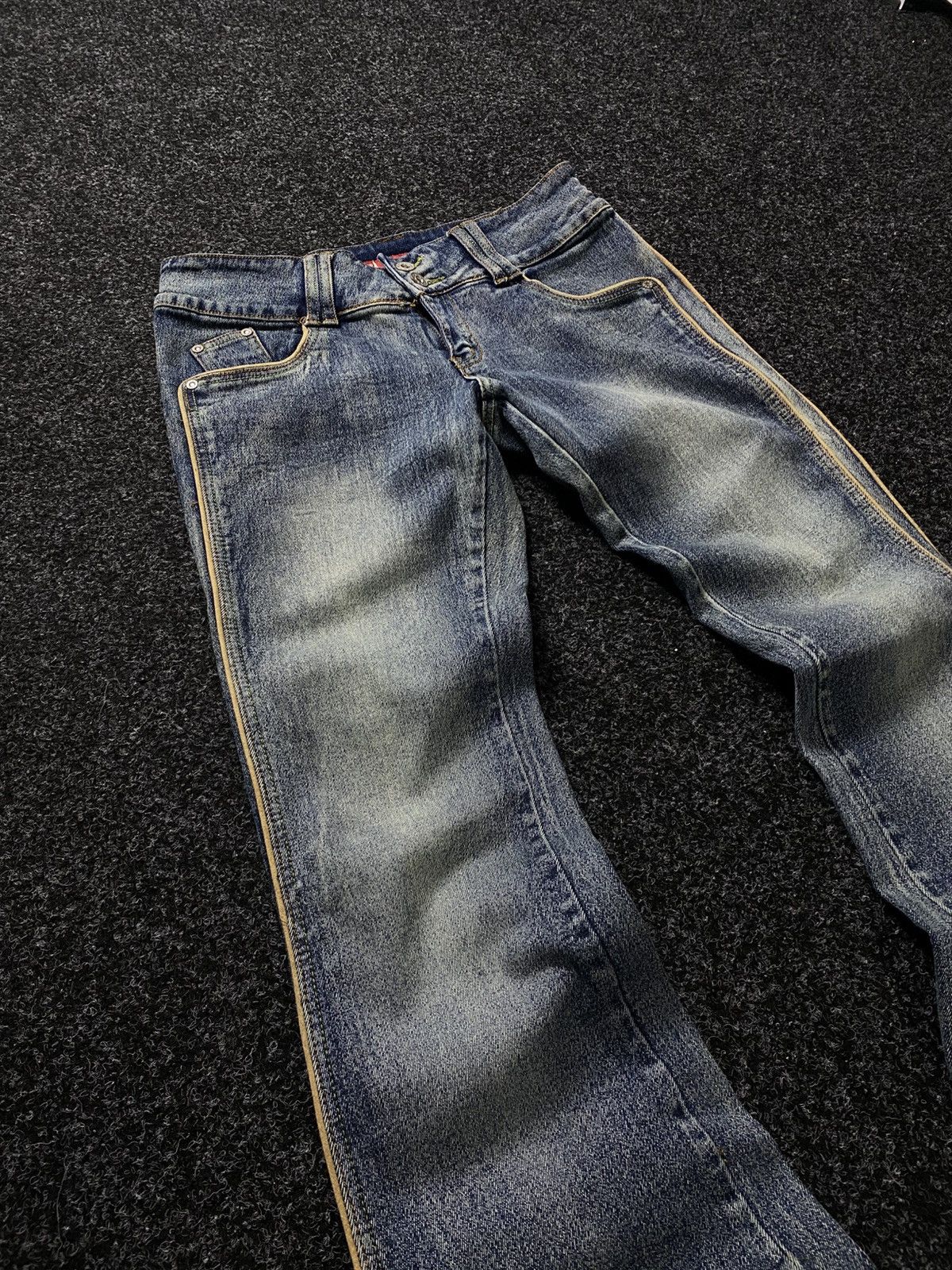 Hysteric Glamour × If Six Was Nine × Le Grande Bleu (L.G.B.) Vintage 90s japan flared mid wash denim y2k style Size 31" - 5 Thumbnail