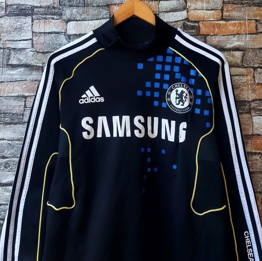 Adidas 2011-2012 ADIDAS CHELSEA TRAINING DRILL TOP Size US S / EU 44-46 / 1 - 4 Thumbnail