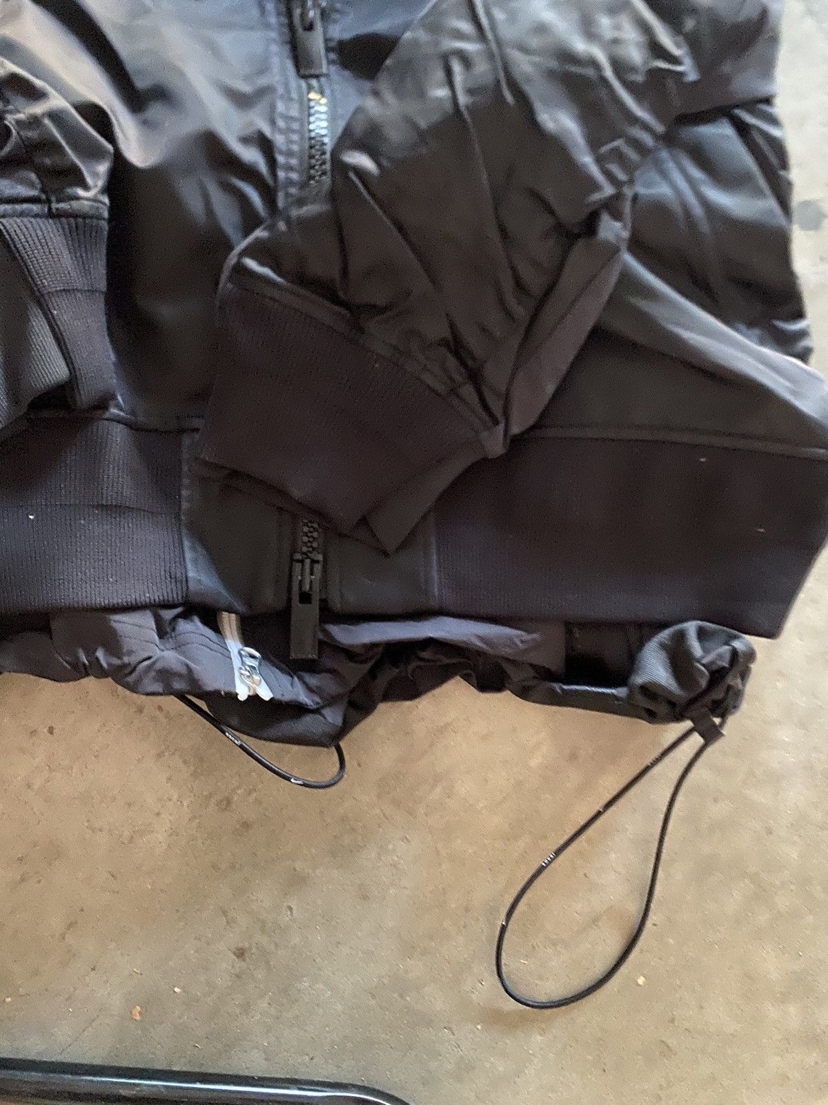 Japanese Brand × Nike × Sacai Nike Sacai Black Bomber Layered Jacket Large Size US L / EU 52-54 / 3 - 5 Thumbnail