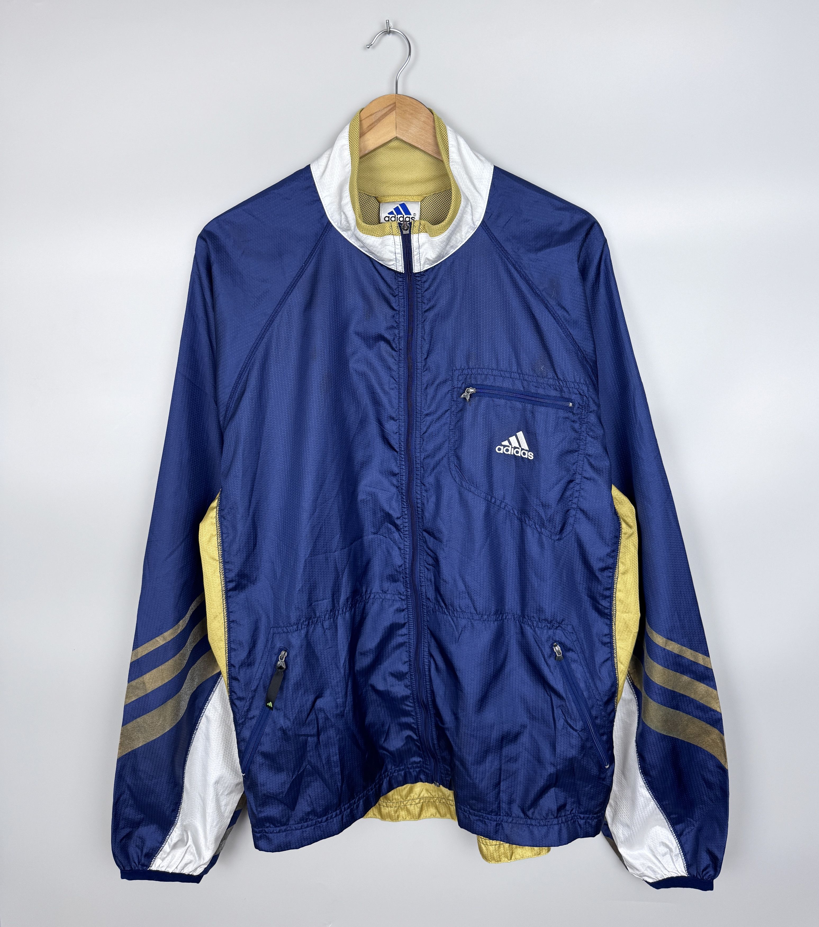 Adidas Adidas Equipment Vintage Sports Jacket Size US L / EU 52-54 / 3 - 1 Thumbnail