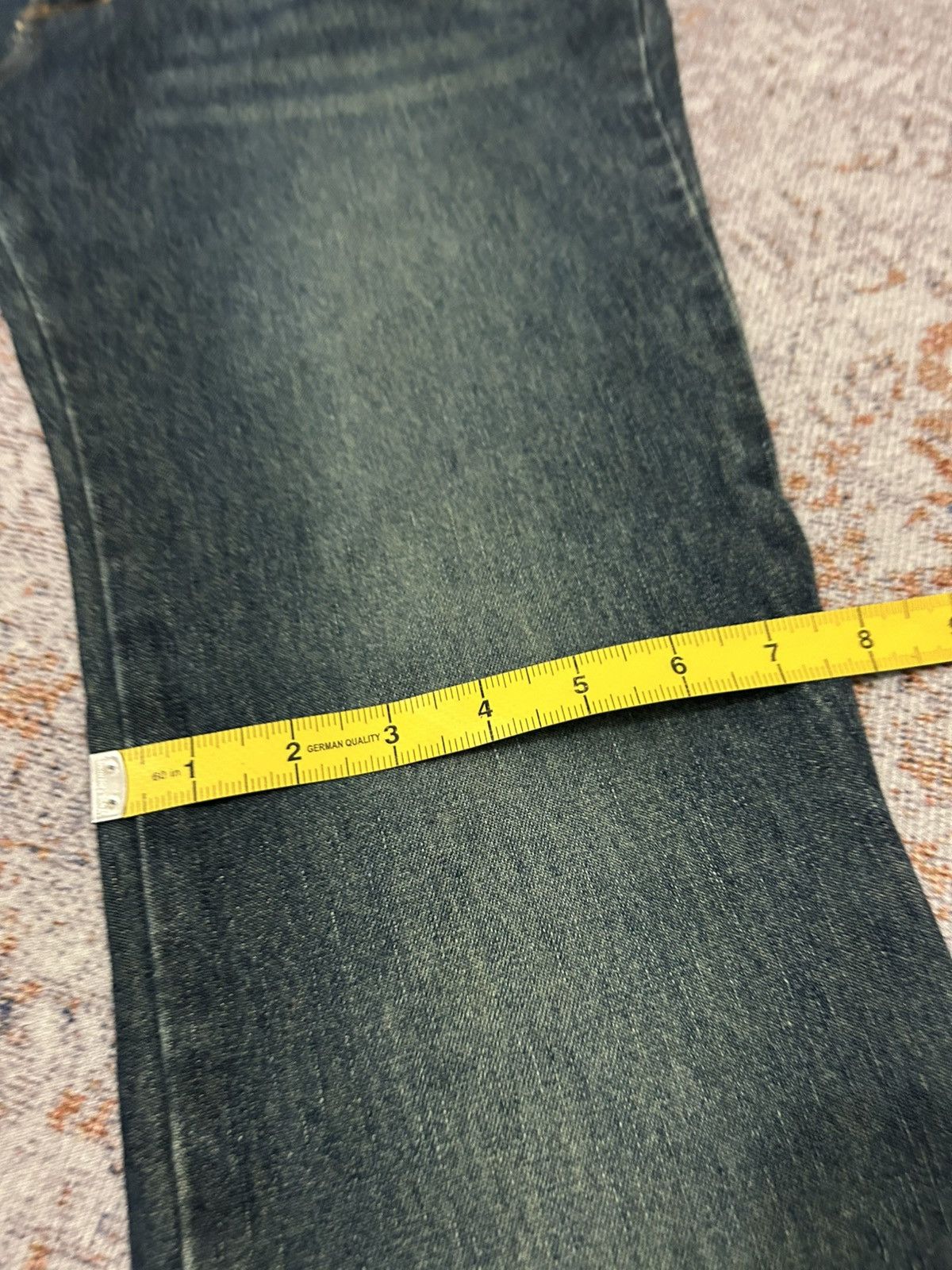 If Six Was Nine Jouer Aux Echecs Flared Bell Buttom Jeans Size US 32 / EU 48 - 17 Thumbnail