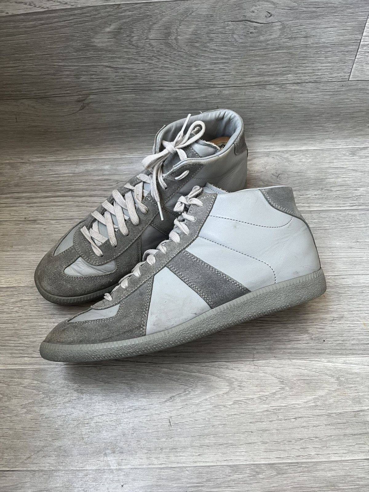 Maison Margiela Maison Margiela replica GAT hi-top suede sneakers Size US 10 / EU 43 - 4 Thumbnail
