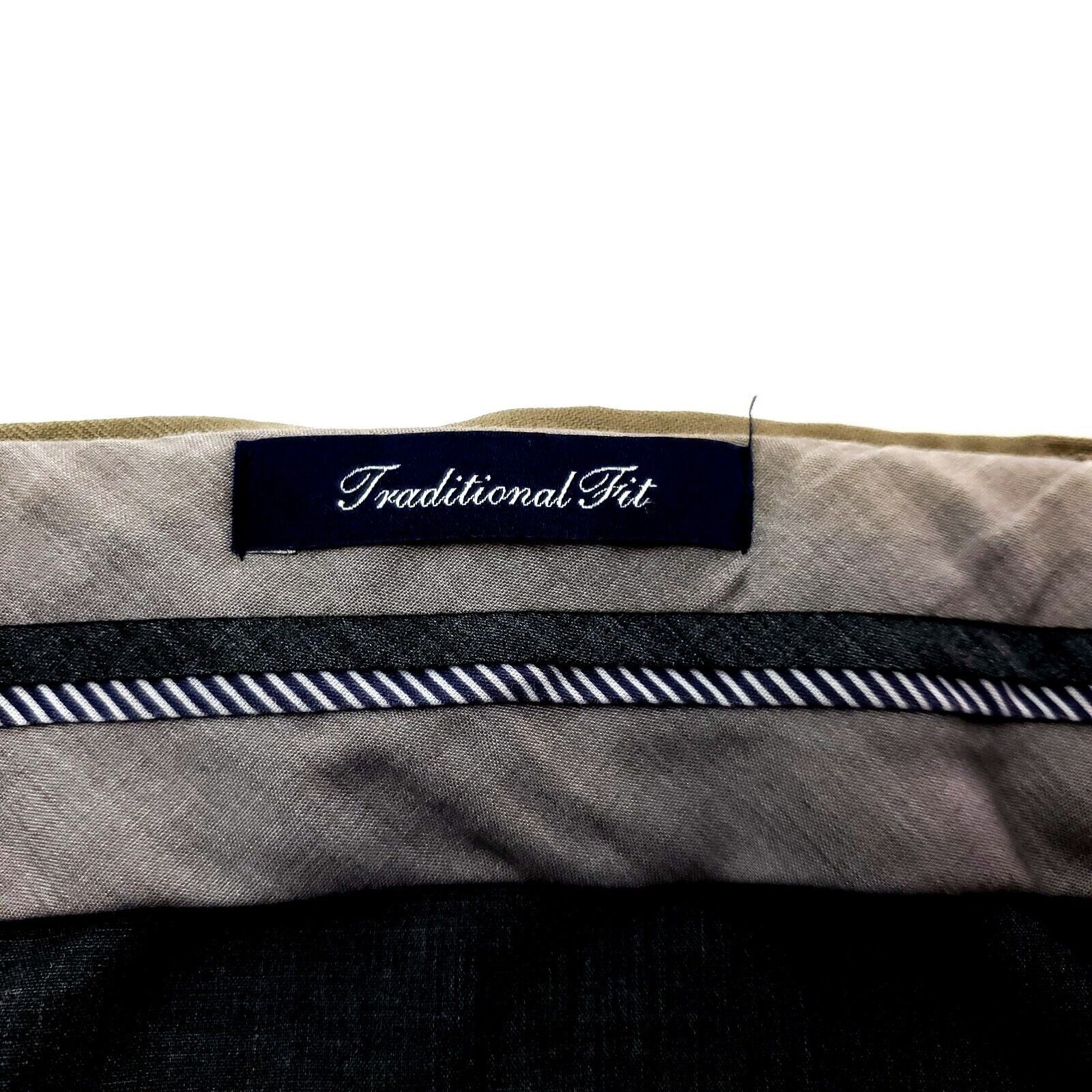 Lands' End Land's End Wool Dress Pants 45/29 Beige Pleated Traditional Size 44R - 8 Thumbnail