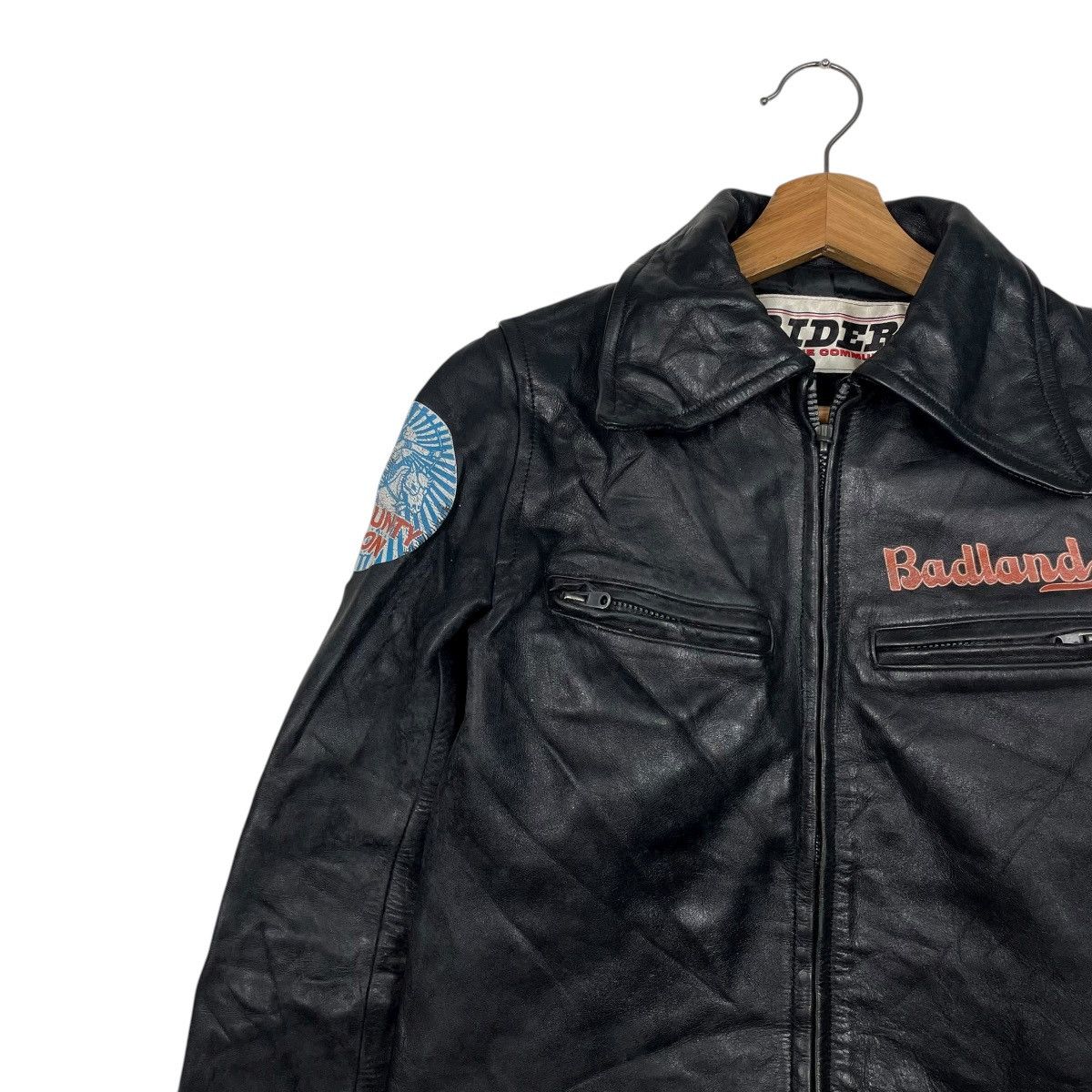 Other Riders Badland Motorcycle Biker Leather Jacket Size US XXS / EU 40 - 6 Thumbnail