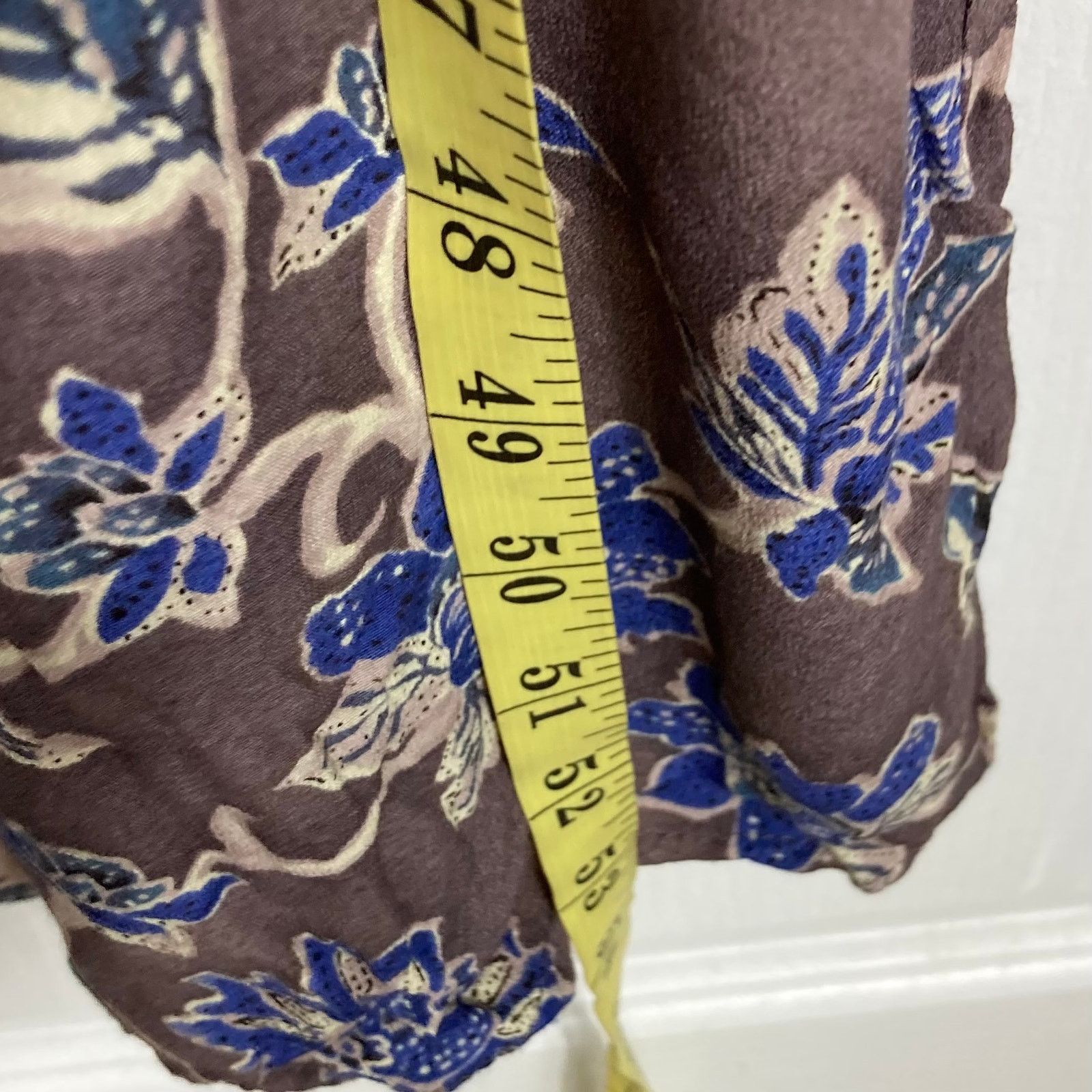 THE LIMITED Dress 6 Slip Floral Adjust Strap Pocket Long