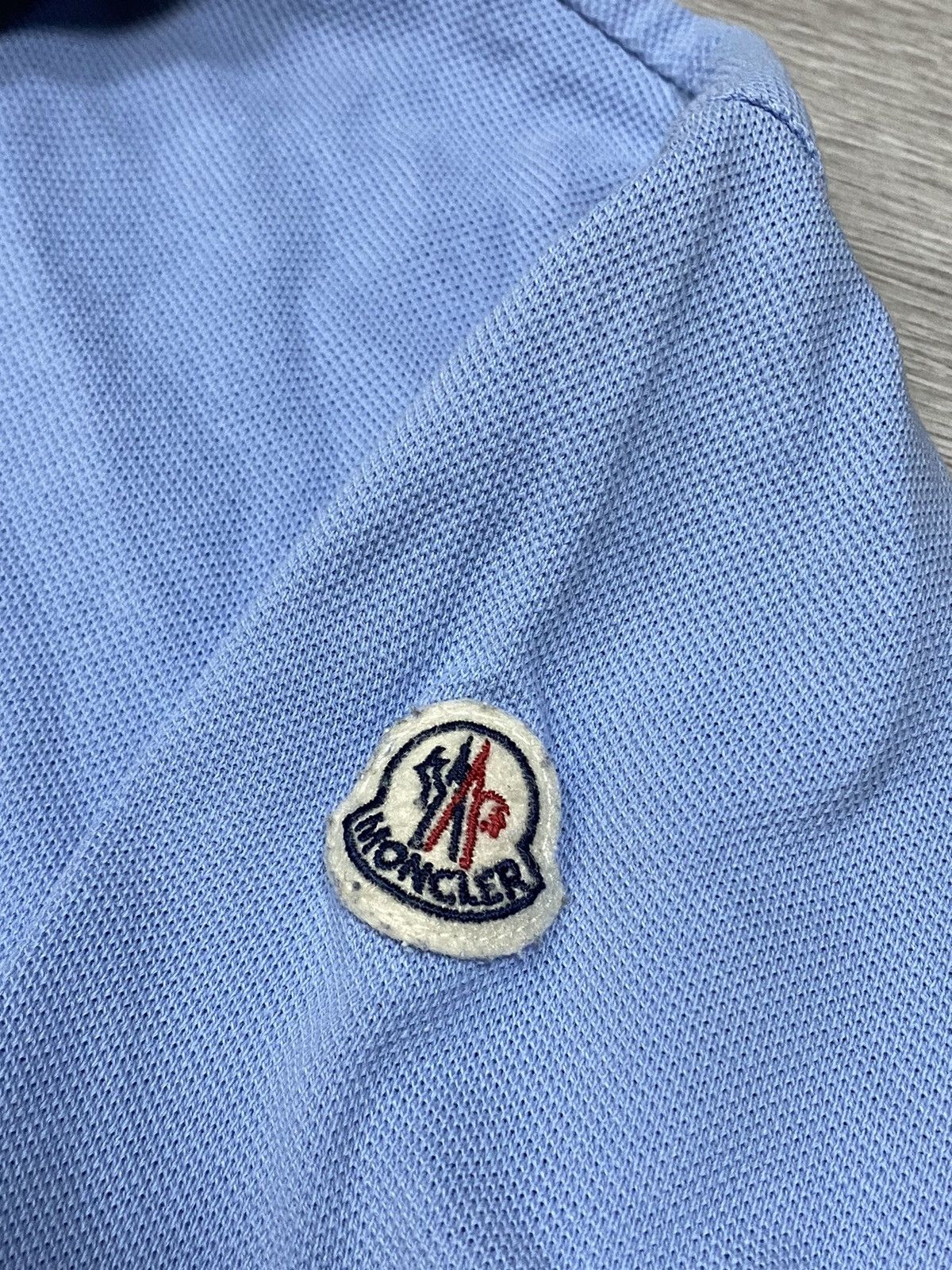 Moncler Moncler vintage big logo polo Manica Corta Size US M / EU 48-50 / 2 - 4 Thumbnail