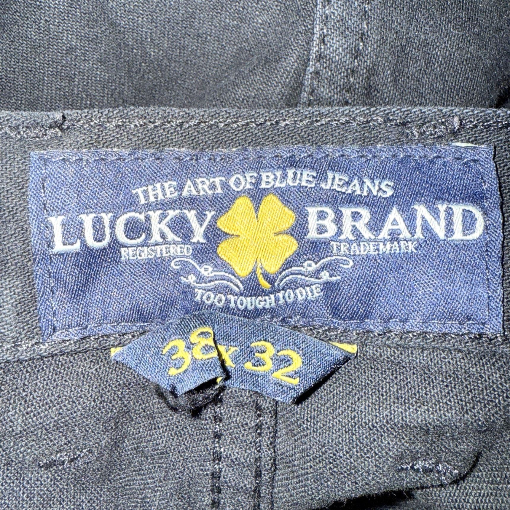 Lucky Brand Lucky Brand Jeans Men 38x32 Black 329 Classic Straight Denim Jeans Men Regular Size Black Straight Leg 38 Mens Size US 38 / EU 54 - 4 Thumbnail