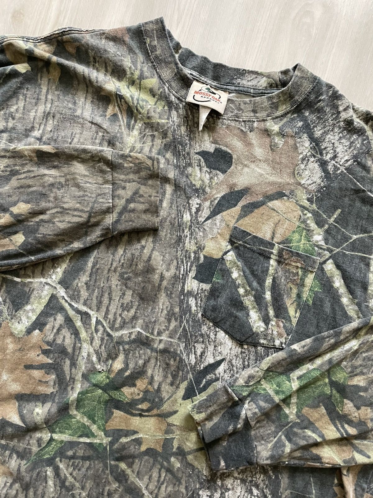 Mossy Oaks × Vintage Vintage Camo Long Sleeve Shirt Mossy Oak Break Up Sz 2XL Size US XXL / EU 58 / 5 - 2 Thumbnail