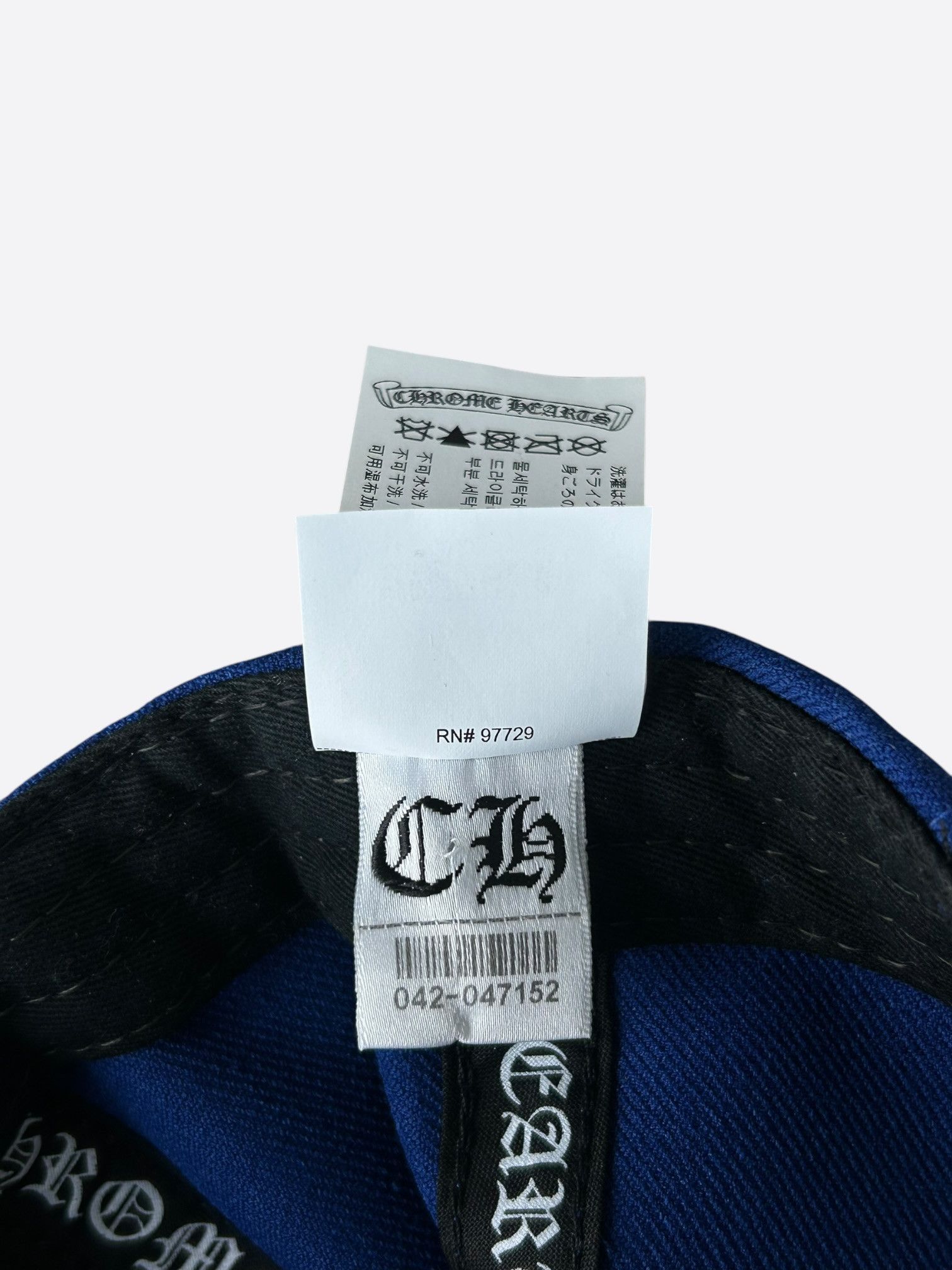 Chrome Hearts Chrome Hearts Blue & White CH Logo Hat Size ONE SIZE - 8 Thumbnail