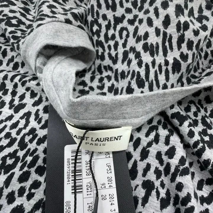 Saint Laurent Paris Saint Laurent Leopard Print Comfortable T-shirt-2507 Size US L / EU 52-54 / 3 - 9 Thumbnail