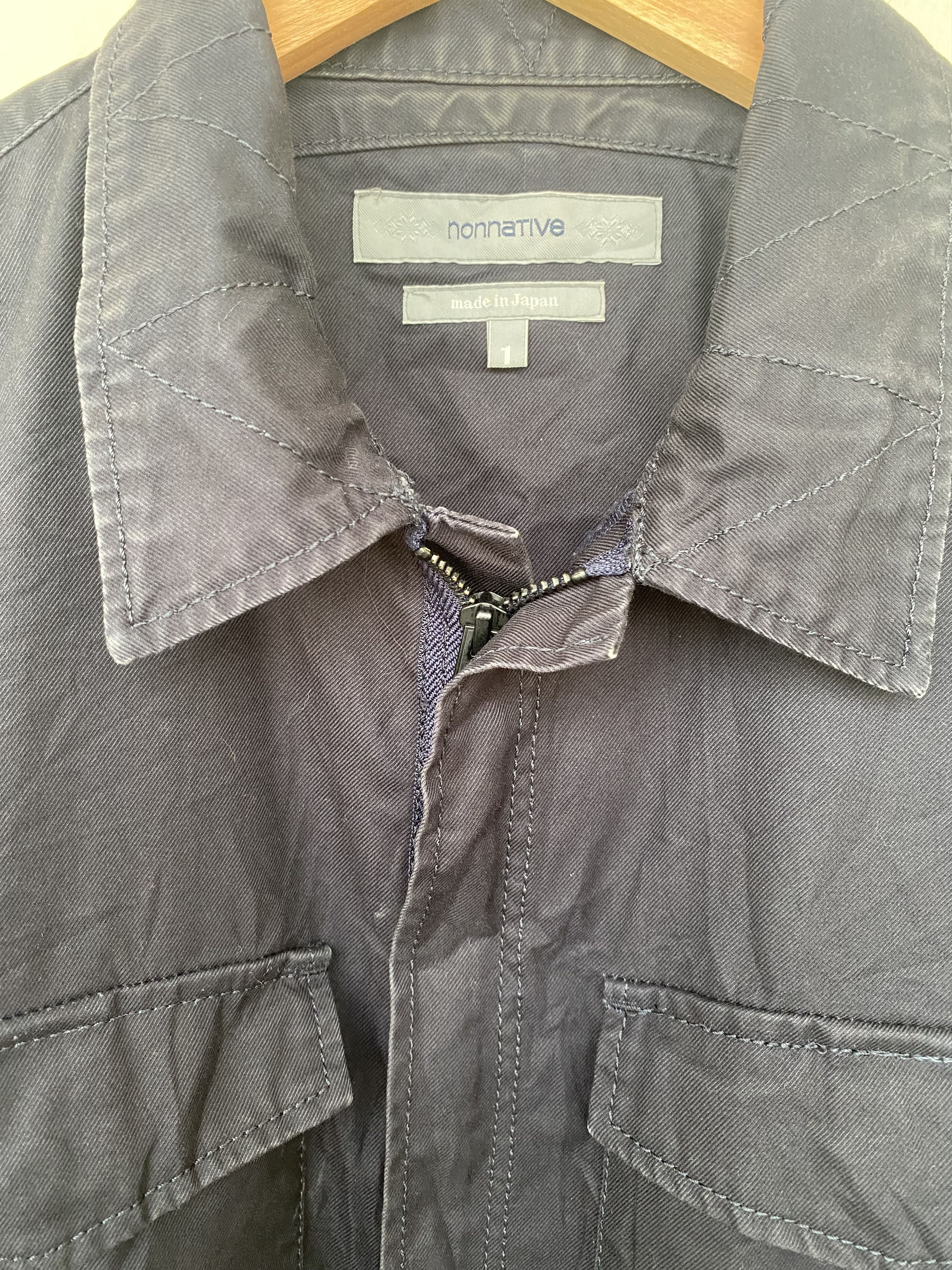 Nonnative Nonnative Denim Zipper Jacket Size US S / EU 44-46 / 1 - 3 Thumbnail