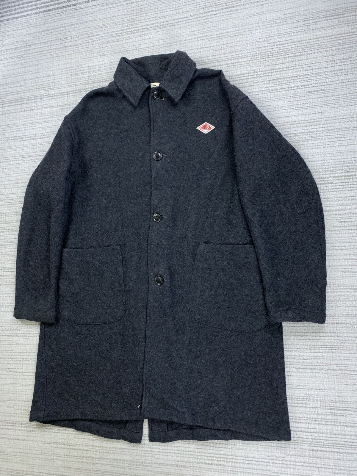 Danton × If Six Was Nine × Vintage Vintage Danton Vetements De Travail Wool Long Jacket Size US L / EU 52-54 / 3 - 4 Thumbnail