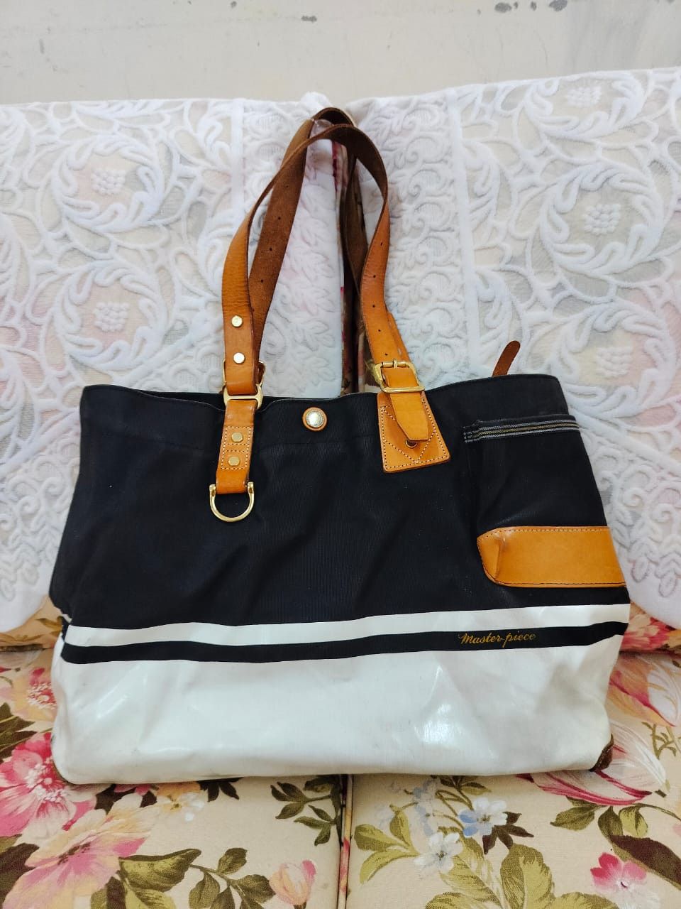 Japanese Brand Masterpiece MSPC Japan leather handle bag Size ONE SIZE - 5 Thumbnail