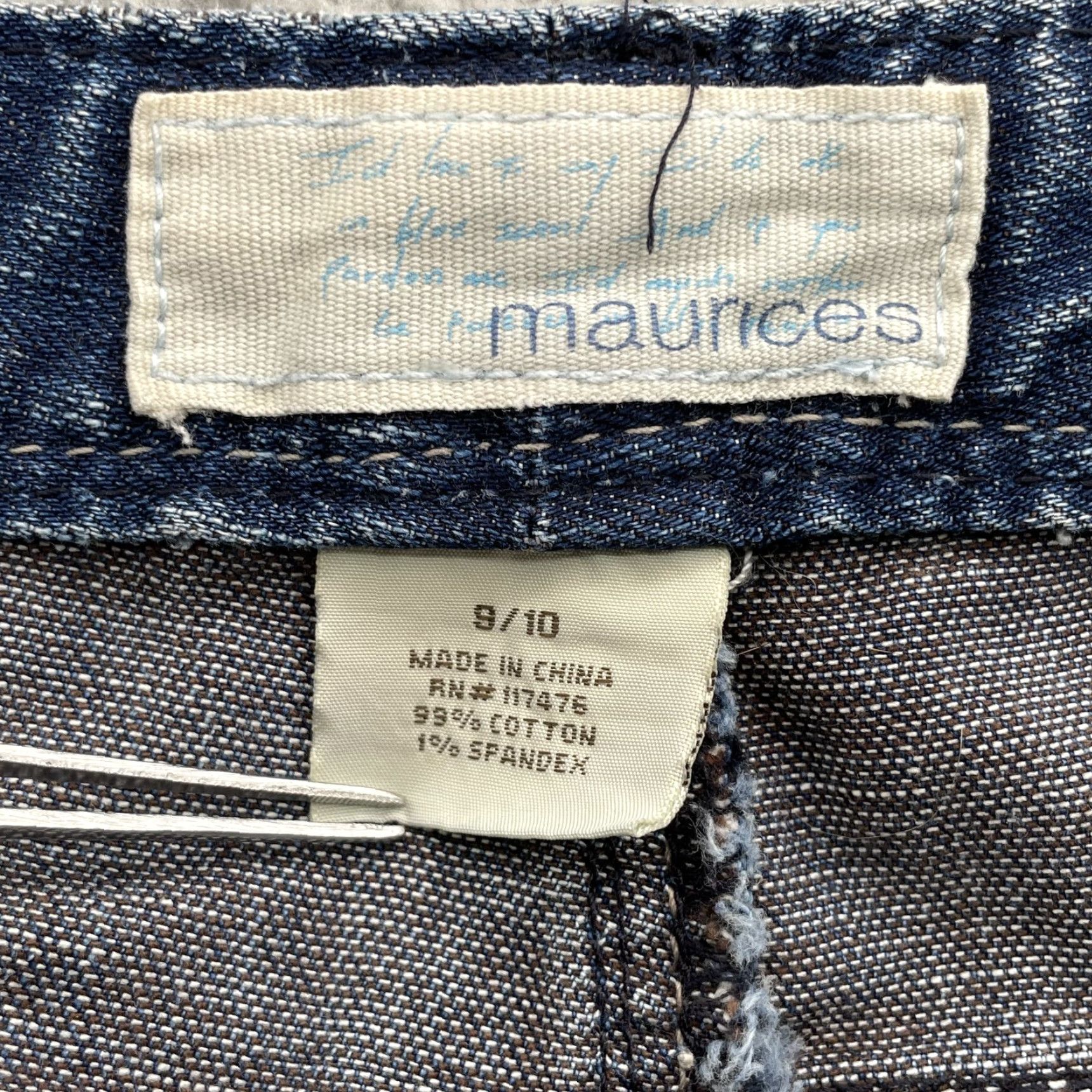 Vintage Maurices Jean Shorts Women's 9/10 Y2K Western Rodeo Classic Academia Preppy 90's Shirt Mens? Size 30" / US 8 / IT 44 - 7 Thumbnail