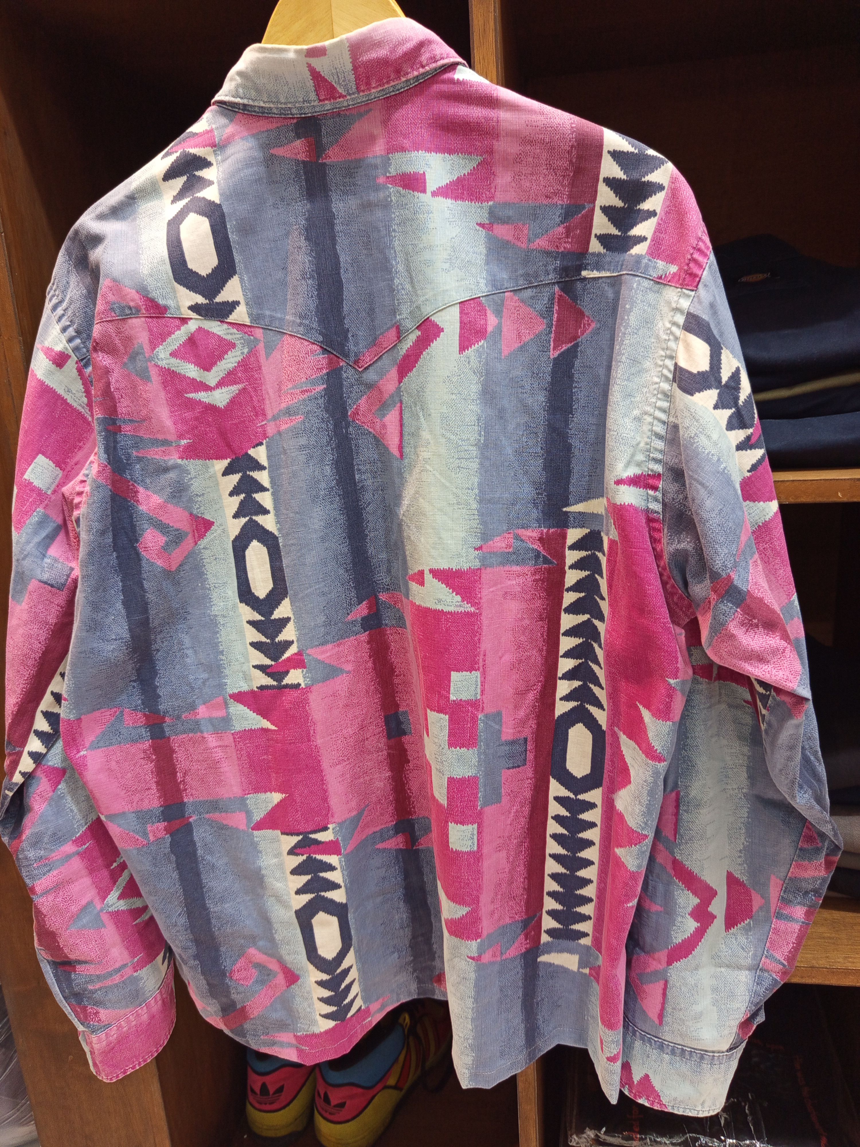 Wrangler Vintage Wrangler Cowboy Cut Southwestern Shirt 90s Size US XL / EU 56 / 4 - 5 Thumbnail