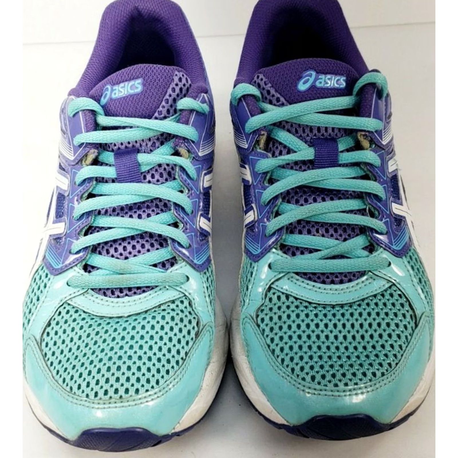 Asics Asics Gel Contend 3 Running Shoes Women's Sz 8.5M Teal Purple T5F9N Size US 9 / IT 39 - 3 Thumbnail