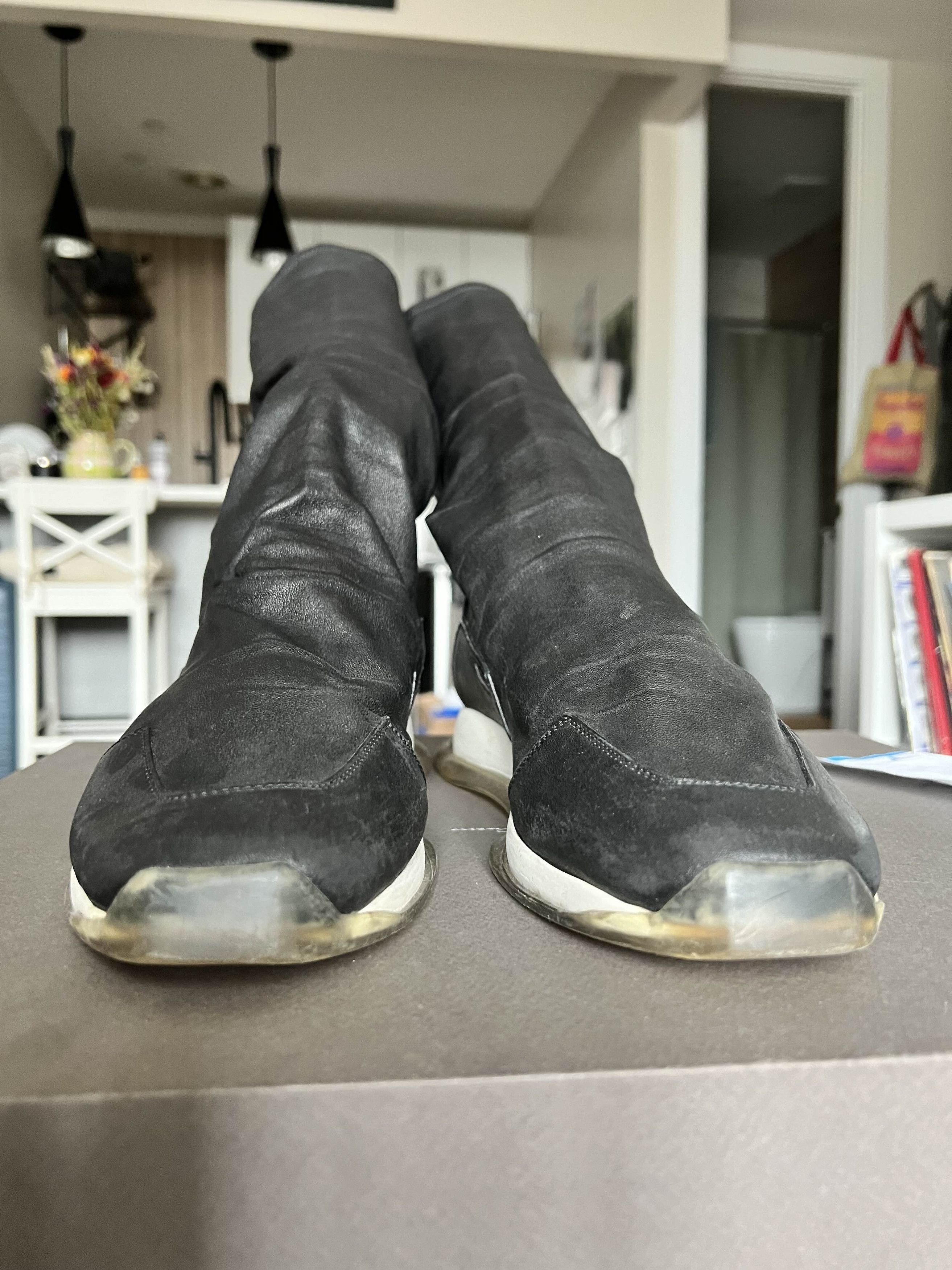 Rick Owens RICK OWENS SS20 "TECUATL" Oblique Sock Runners Size US 8 / EU 41 - 5 Thumbnail