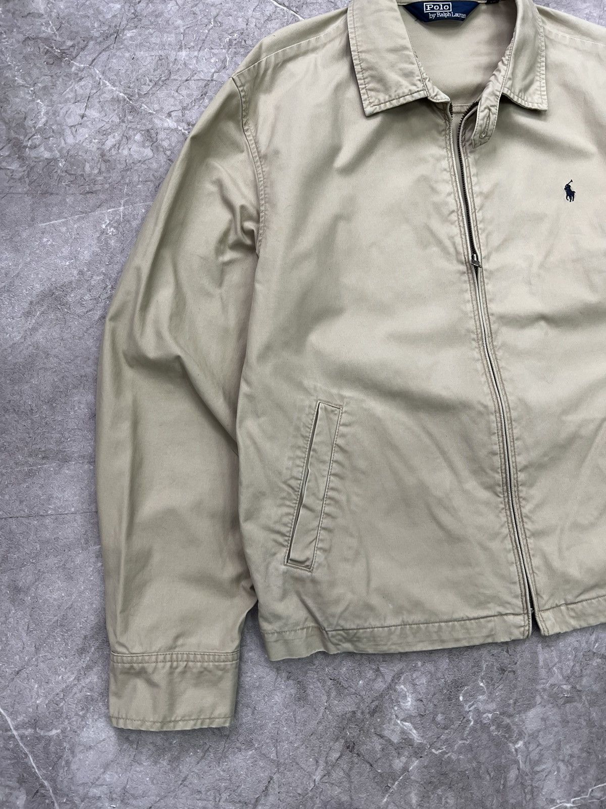Polo Ralph Lauren × Vintage Vintage 90s Polo Ralph Lauren Harrington style boxy jacket Size US L / EU 52-54 / 3 - 2 Thumbnail