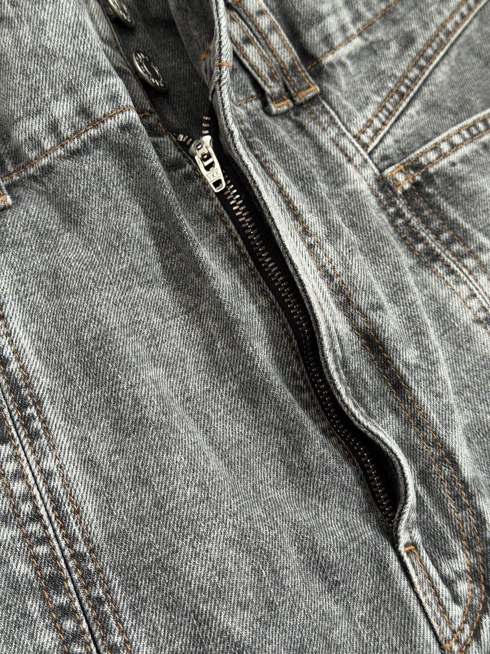 Isabel Marant Etoile Isabel Marant Etoile Acid Wash Sculpted Panel Jeans Denim Size 27" / US 4 / IT 40 - 11 Thumbnail