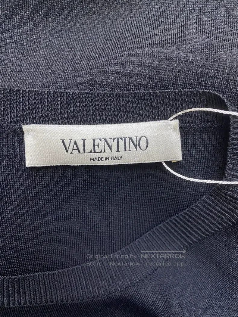 Valentino Valentino Black knitted top cape Size M / US 6-8 / IT 42-44 - 4 Thumbnail